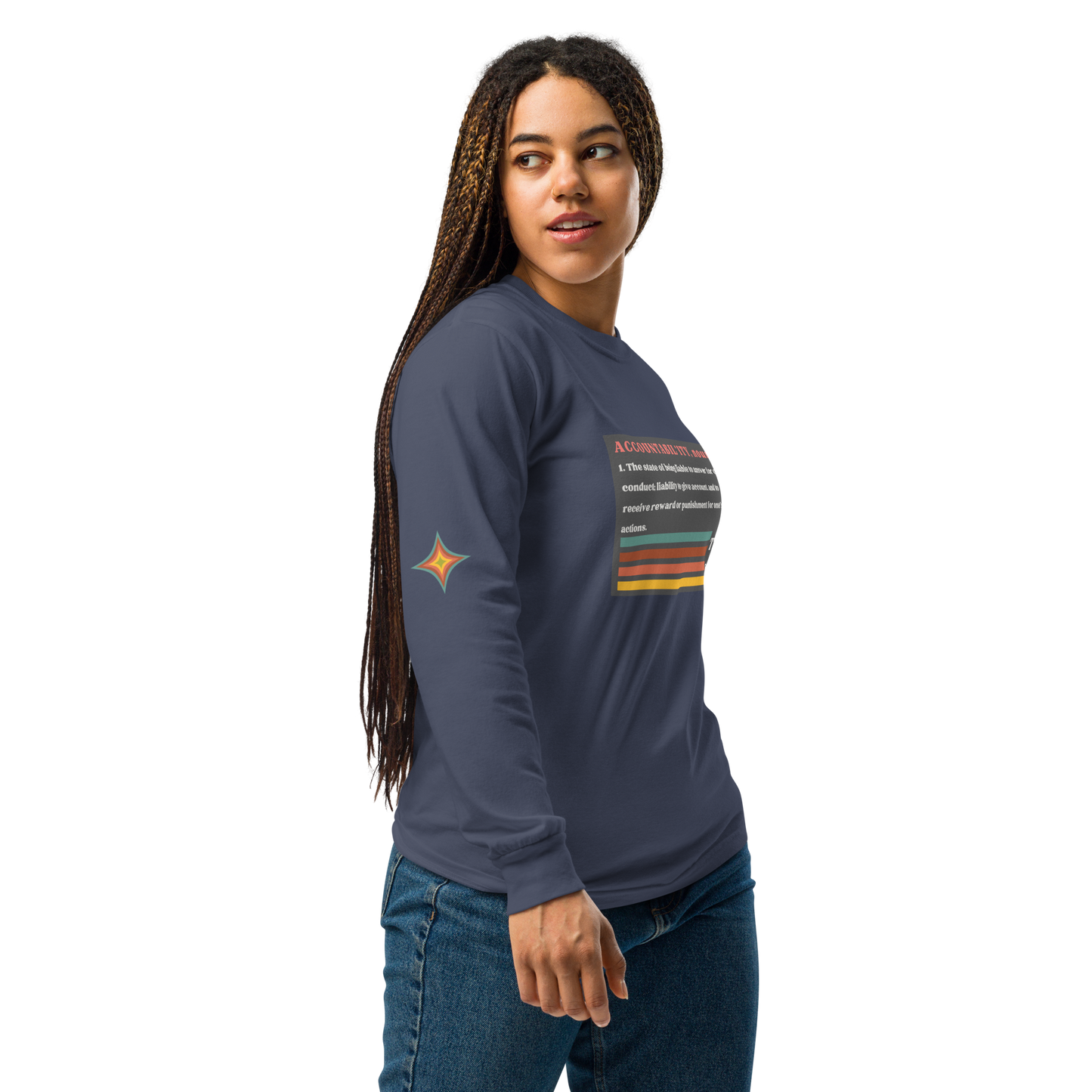 Sleeve Accountability Garment-Dyed Unisex Tee