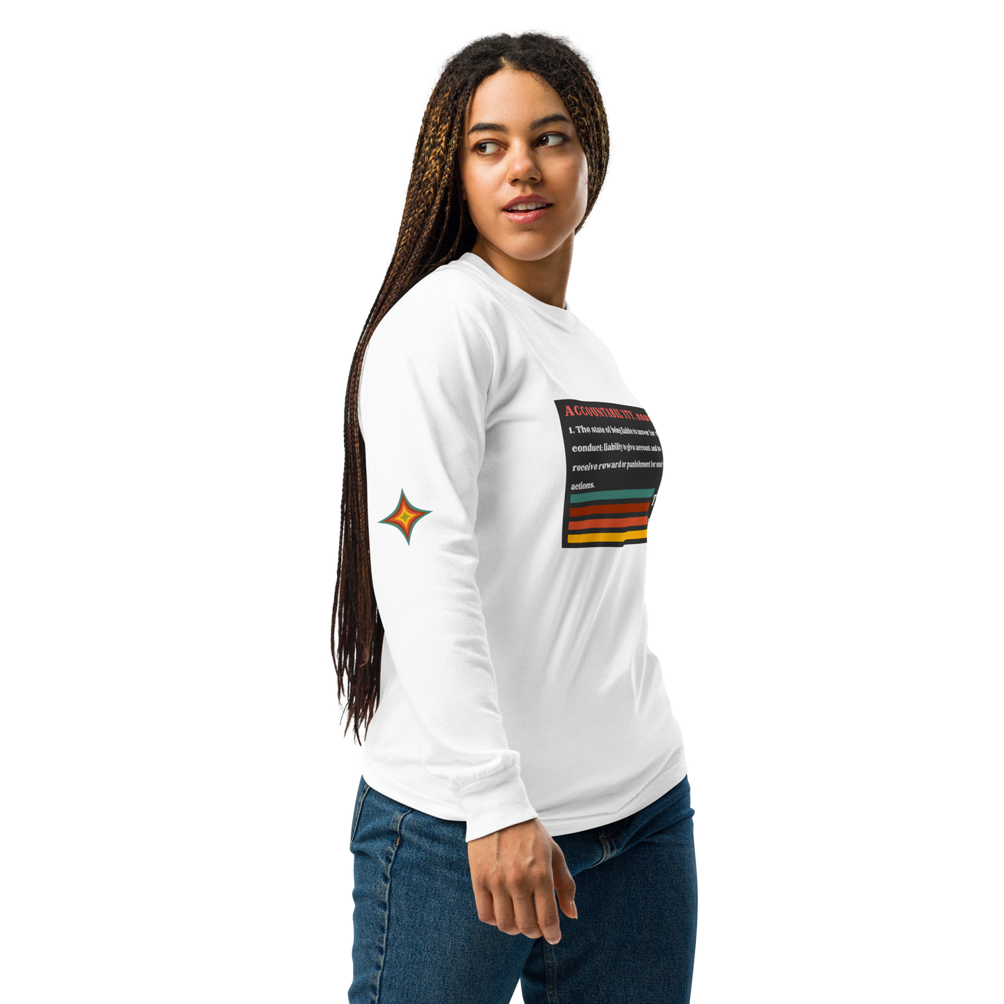 Sleeve Accountability Garment-Dyed Unisex Tee