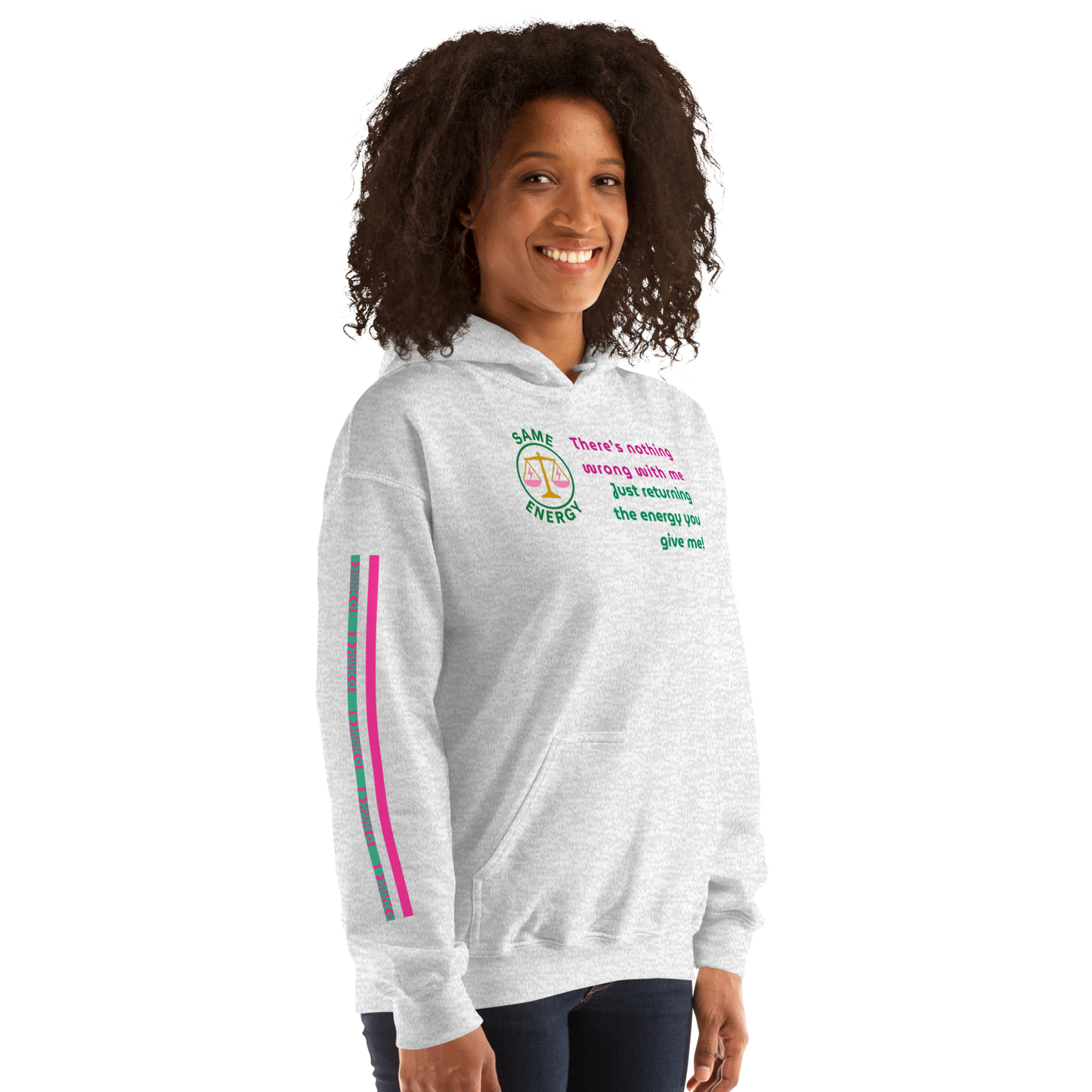 Matching Energy Unisex Hoodie (Pink)