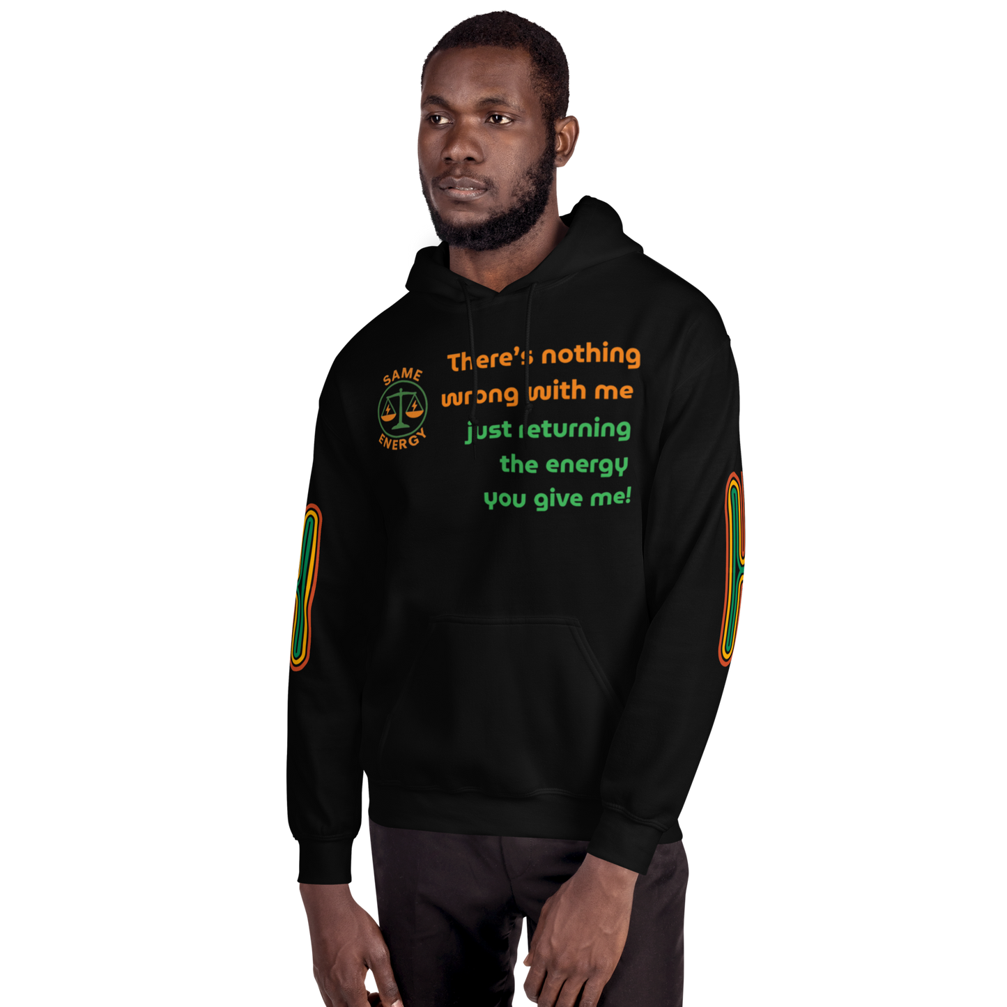 Matching Energy Unisex Hoodie (Orange)