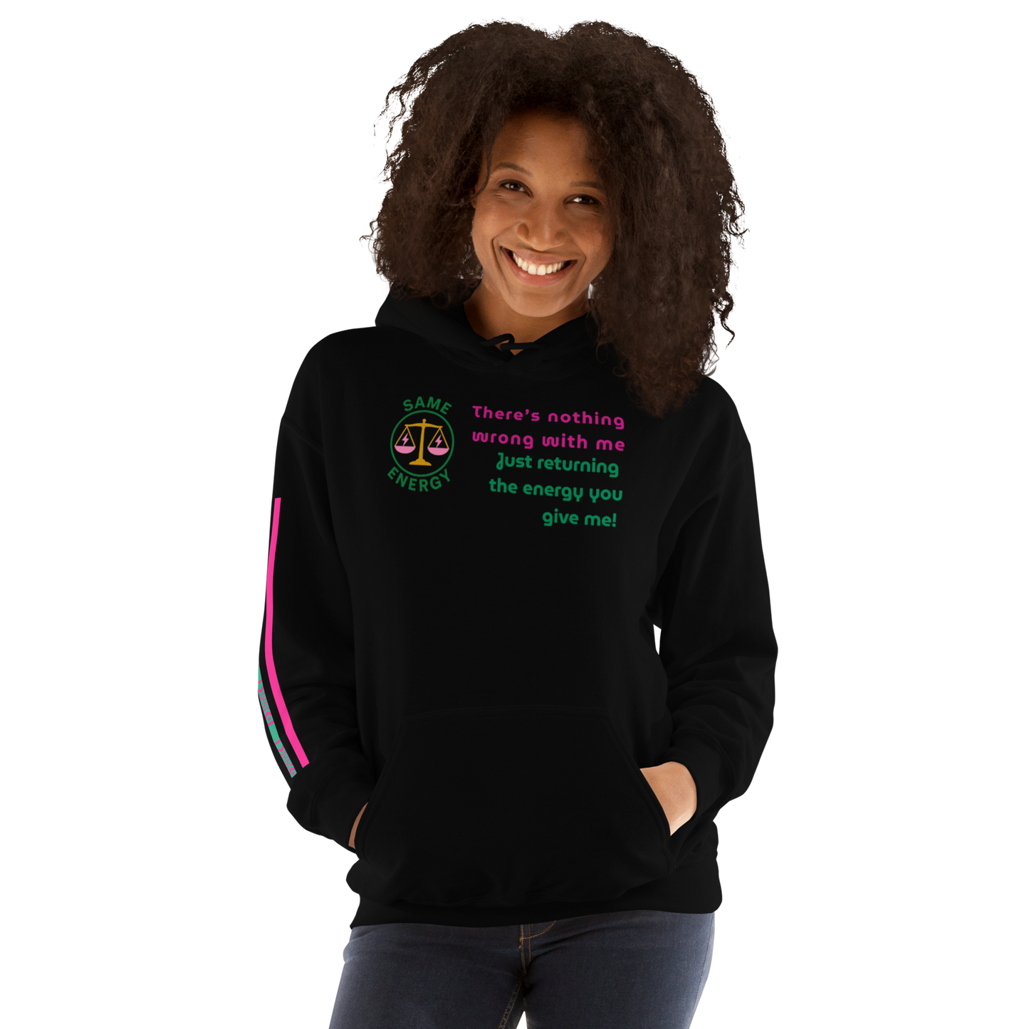 Matching Energy Unisex Hoodie (Pink)