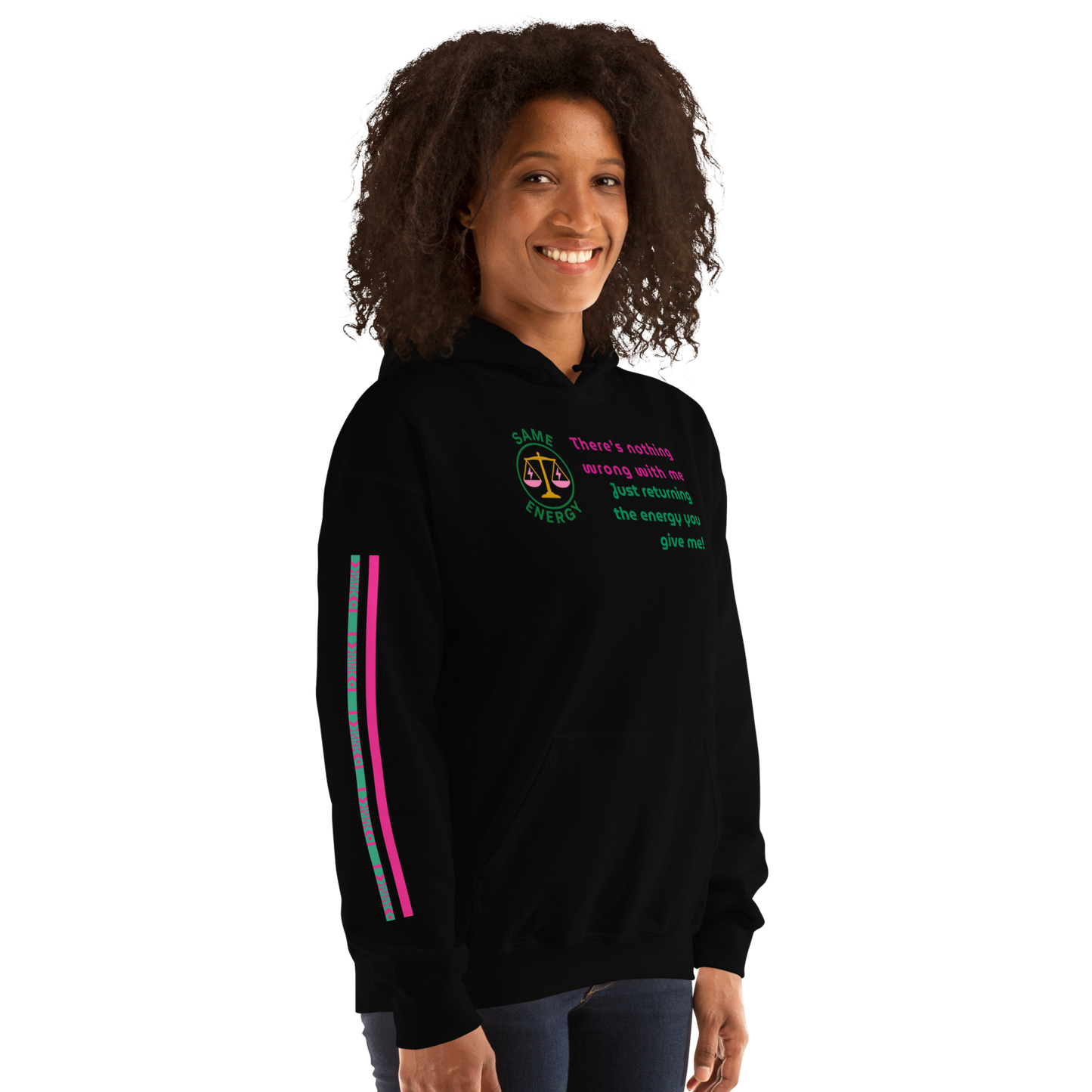 Matching Energy Unisex Hoodie (Pink)