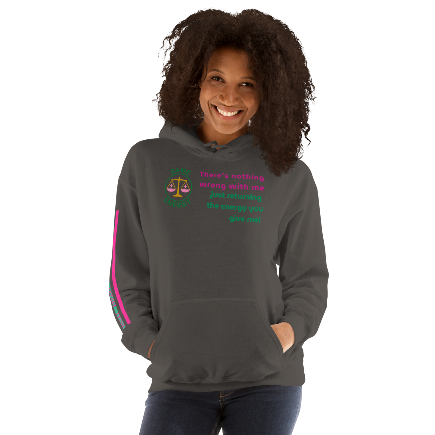 Matching Energy Unisex Hoodie (Pink)