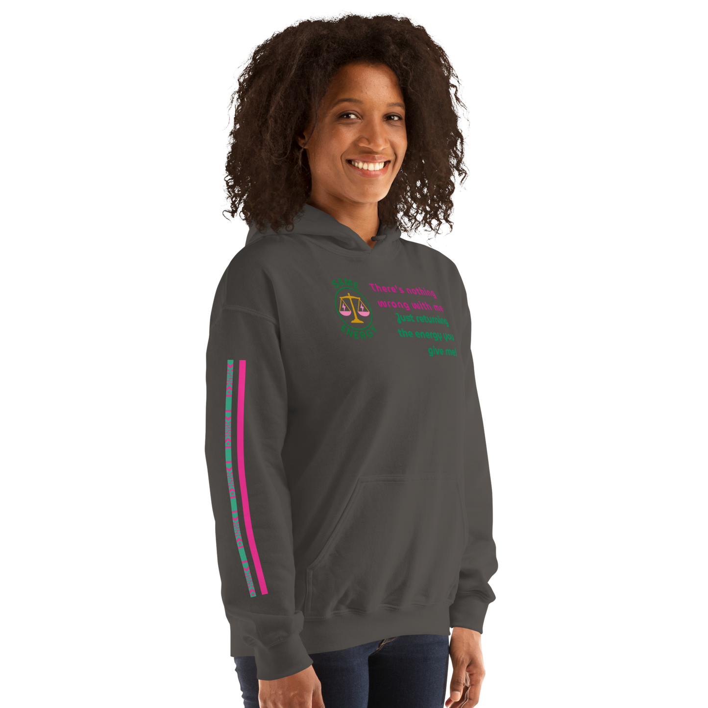 Matching Energy Unisex Hoodie (Pink)