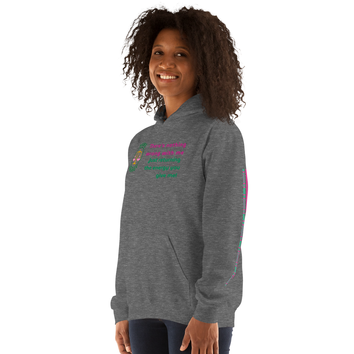 Matching Energy Unisex Hoodie (Pink)