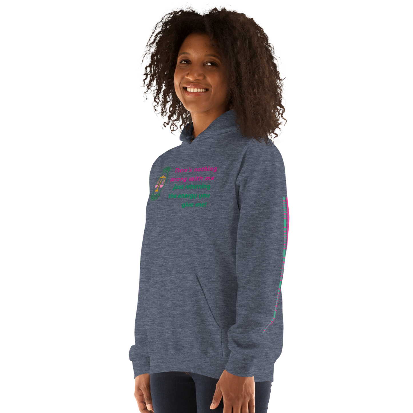 Matching Energy Unisex Hoodie (Pink)