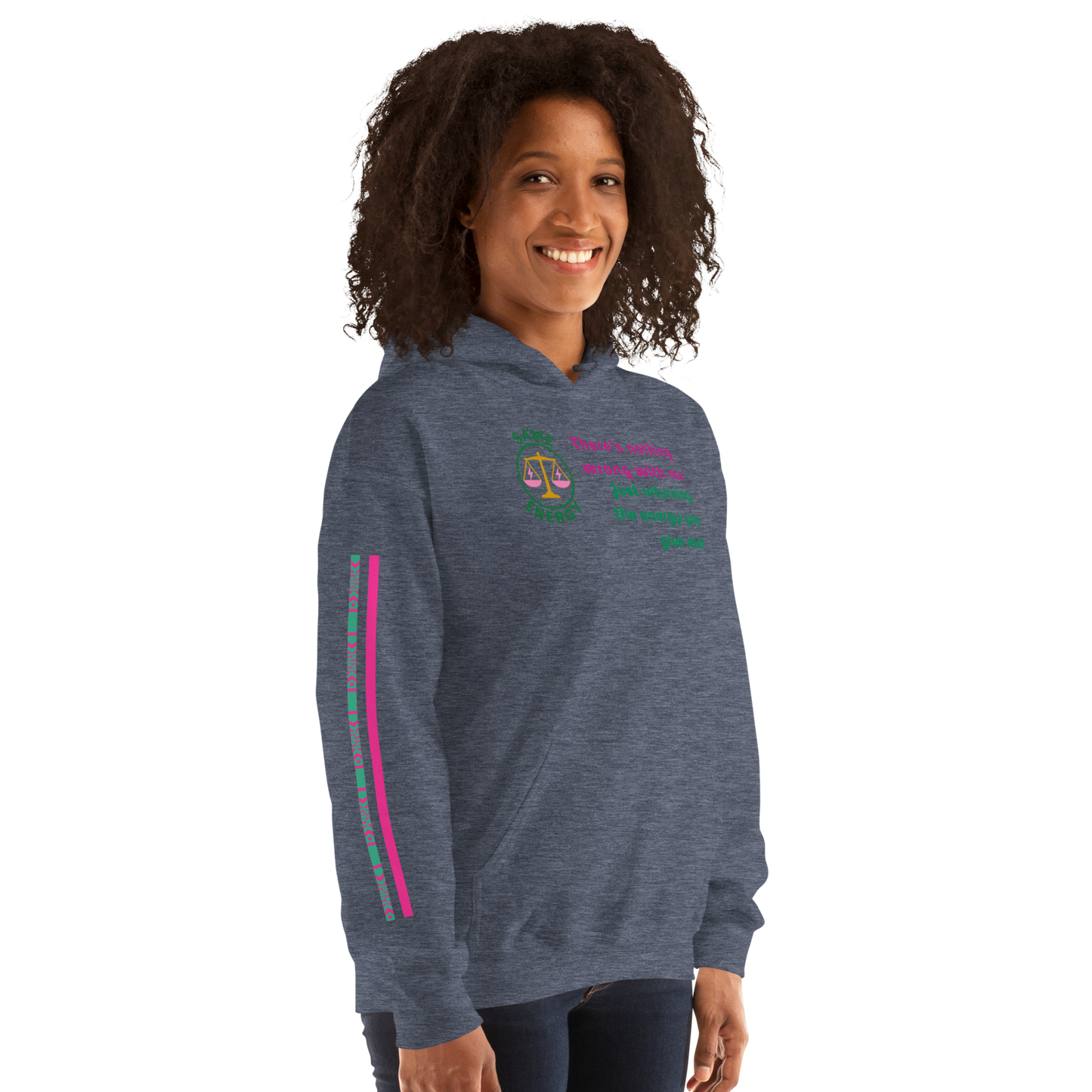Matching Energy Unisex Hoodie (Pink)