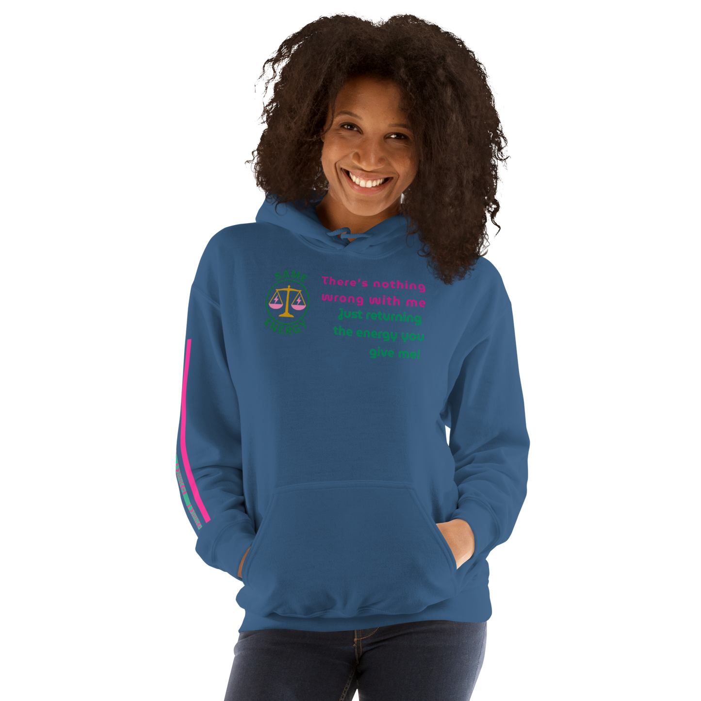 Matching Energy Unisex Hoodie (Pink)