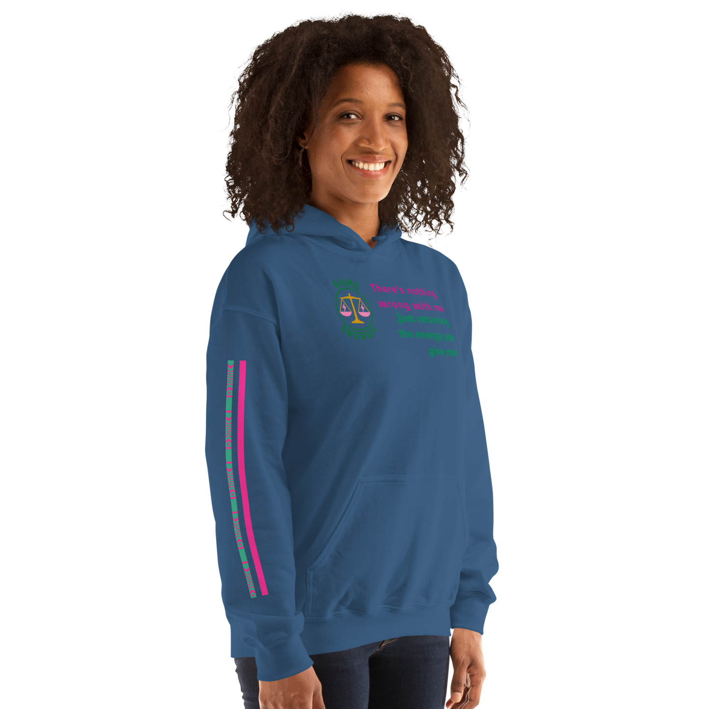Matching Energy Unisex Hoodie (Pink)