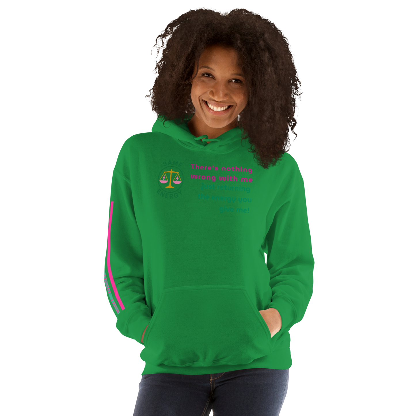Matching Energy Unisex Hoodie (Pink)