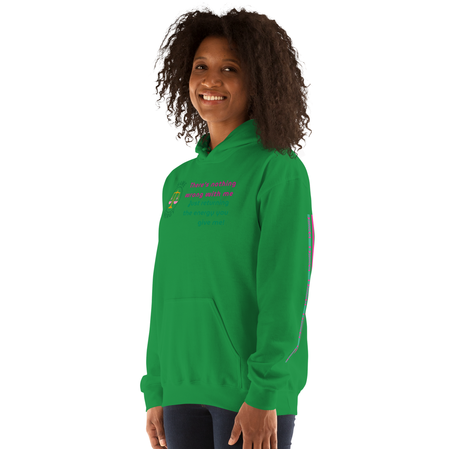 Matching Energy Unisex Hoodie (Pink)