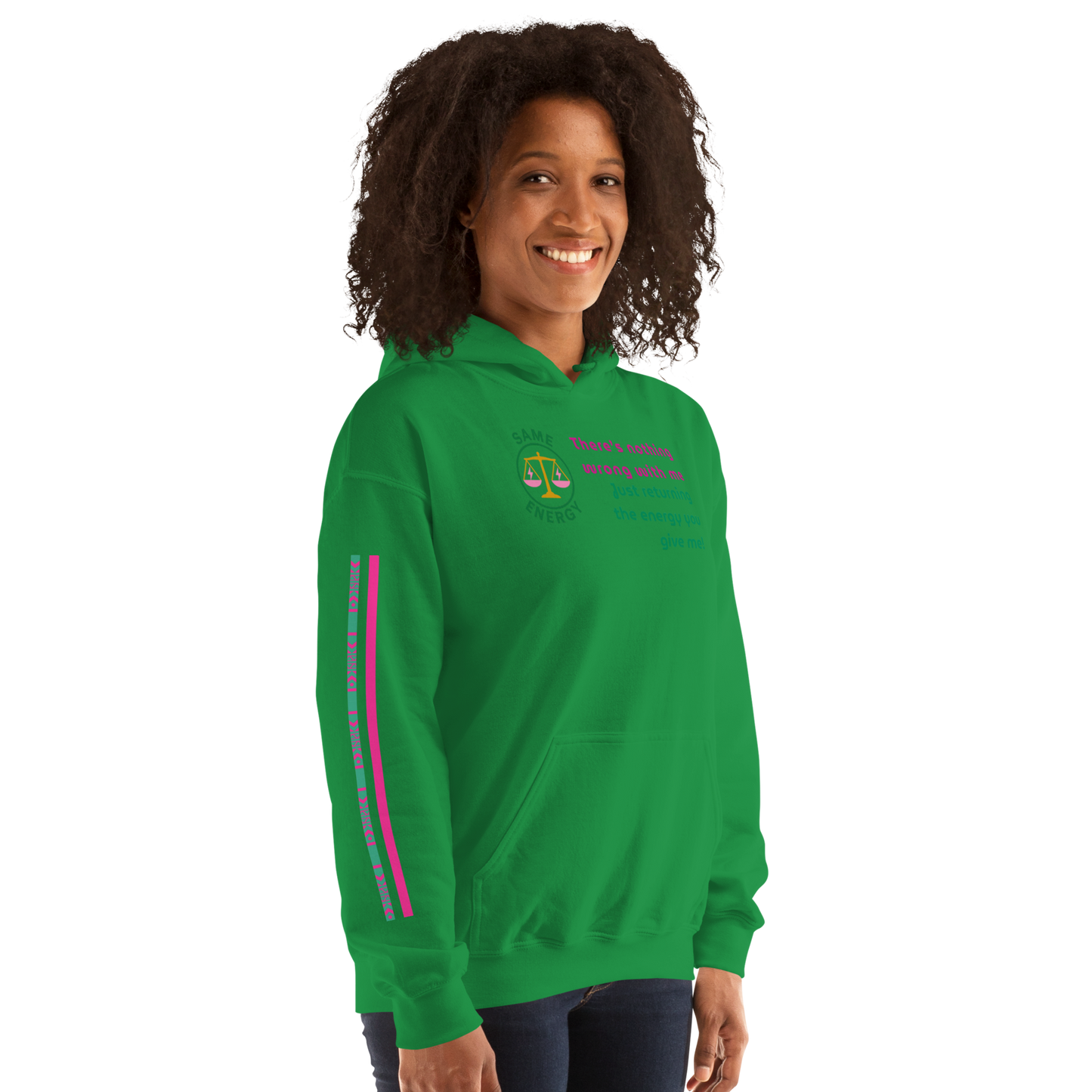 Matching Energy Unisex Hoodie (Pink)