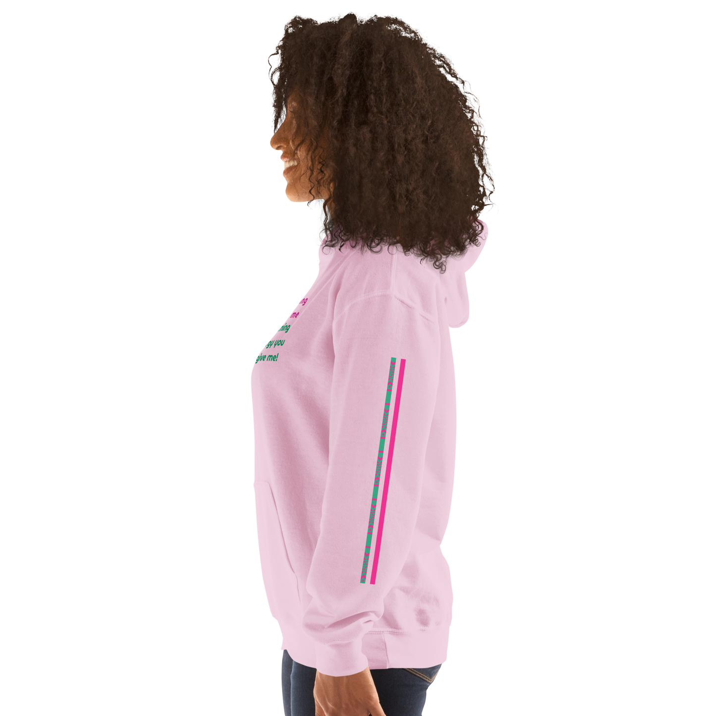 Matching Energy Unisex Hoodie (Pink)