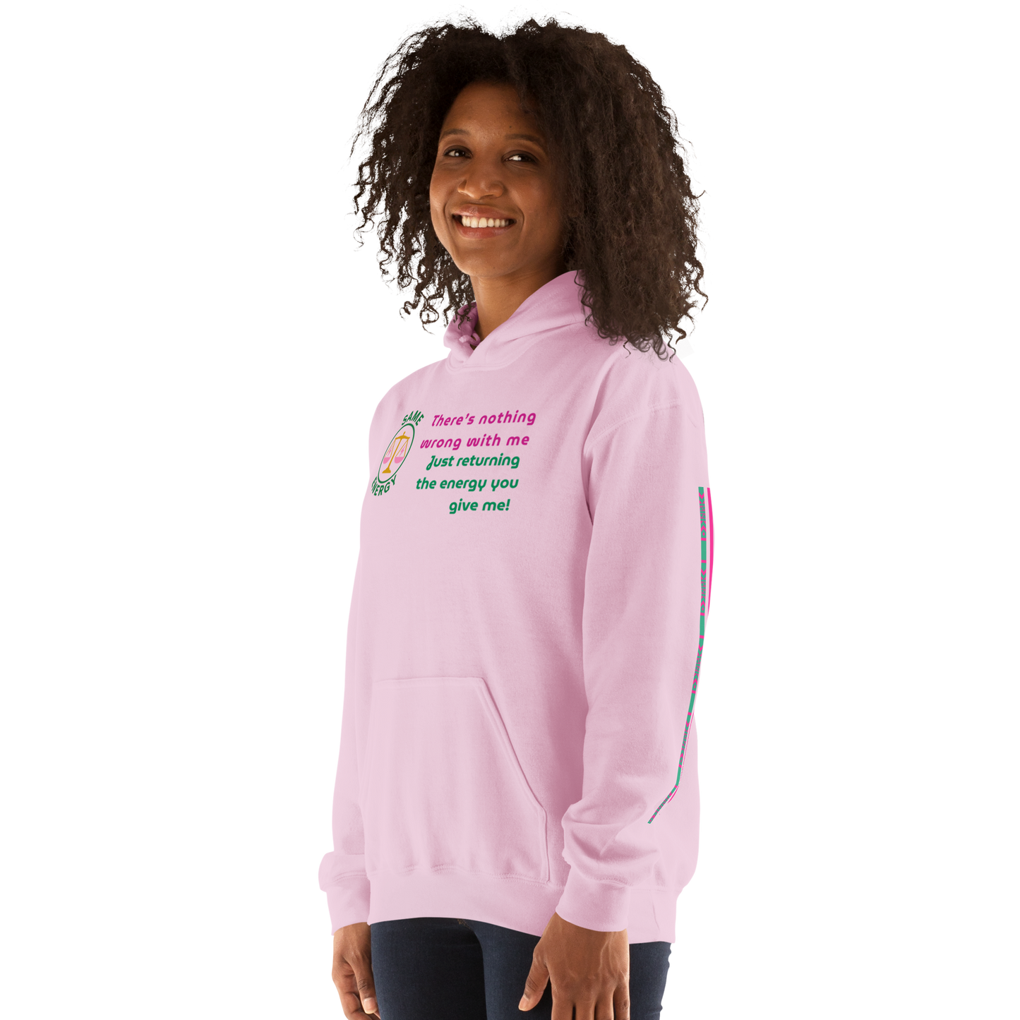 Matching Energy Unisex Hoodie (Pink)