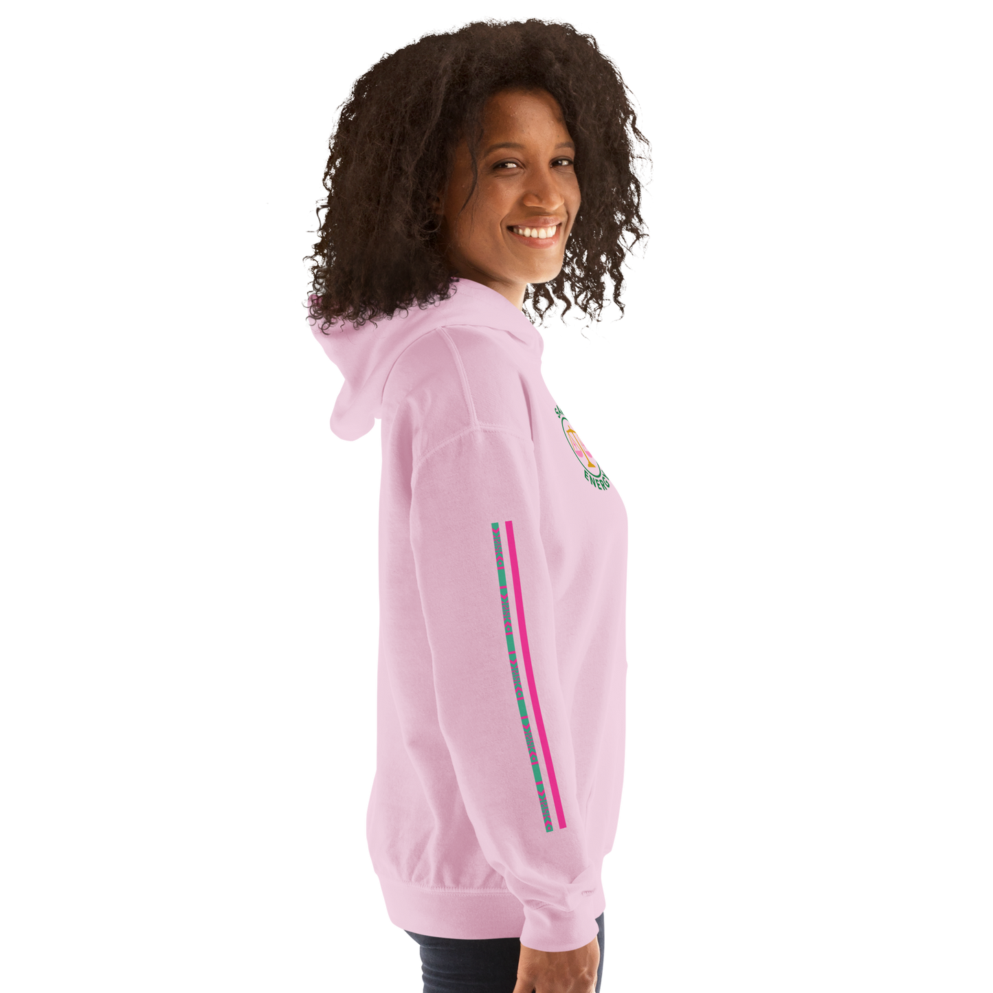 Matching Energy Unisex Hoodie (Pink)