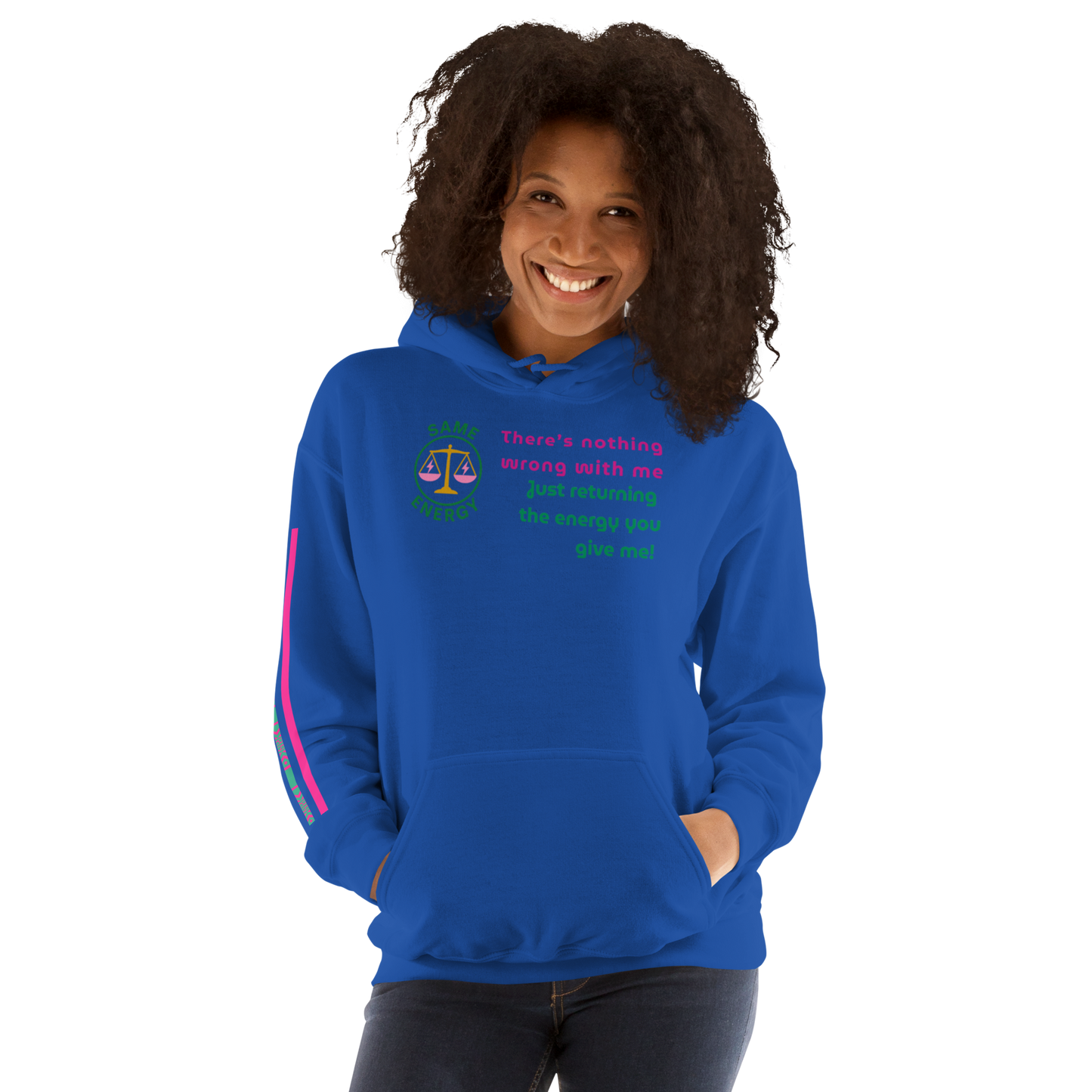 Matching Energy Unisex Hoodie (Pink)