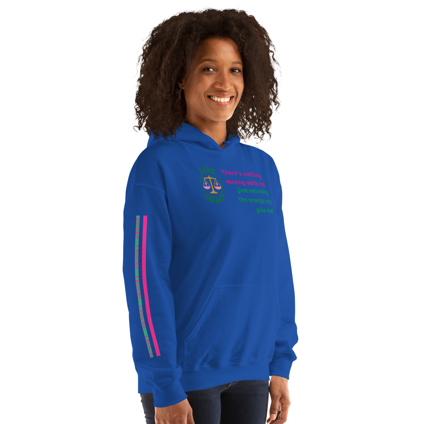 Matching Energy Unisex Hoodie (Pink)