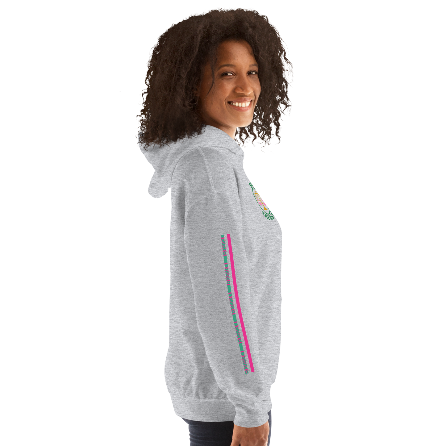 Matching Energy Unisex Hoodie (Pink)