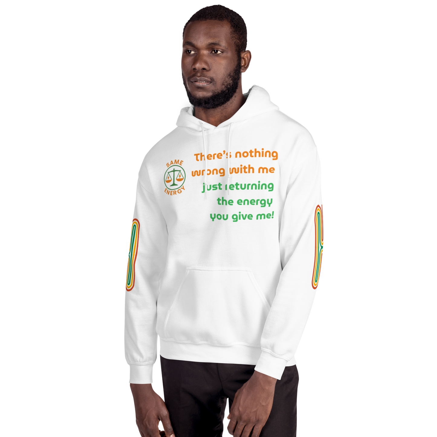 Matching Energy Unisex Hoodie (Orange)