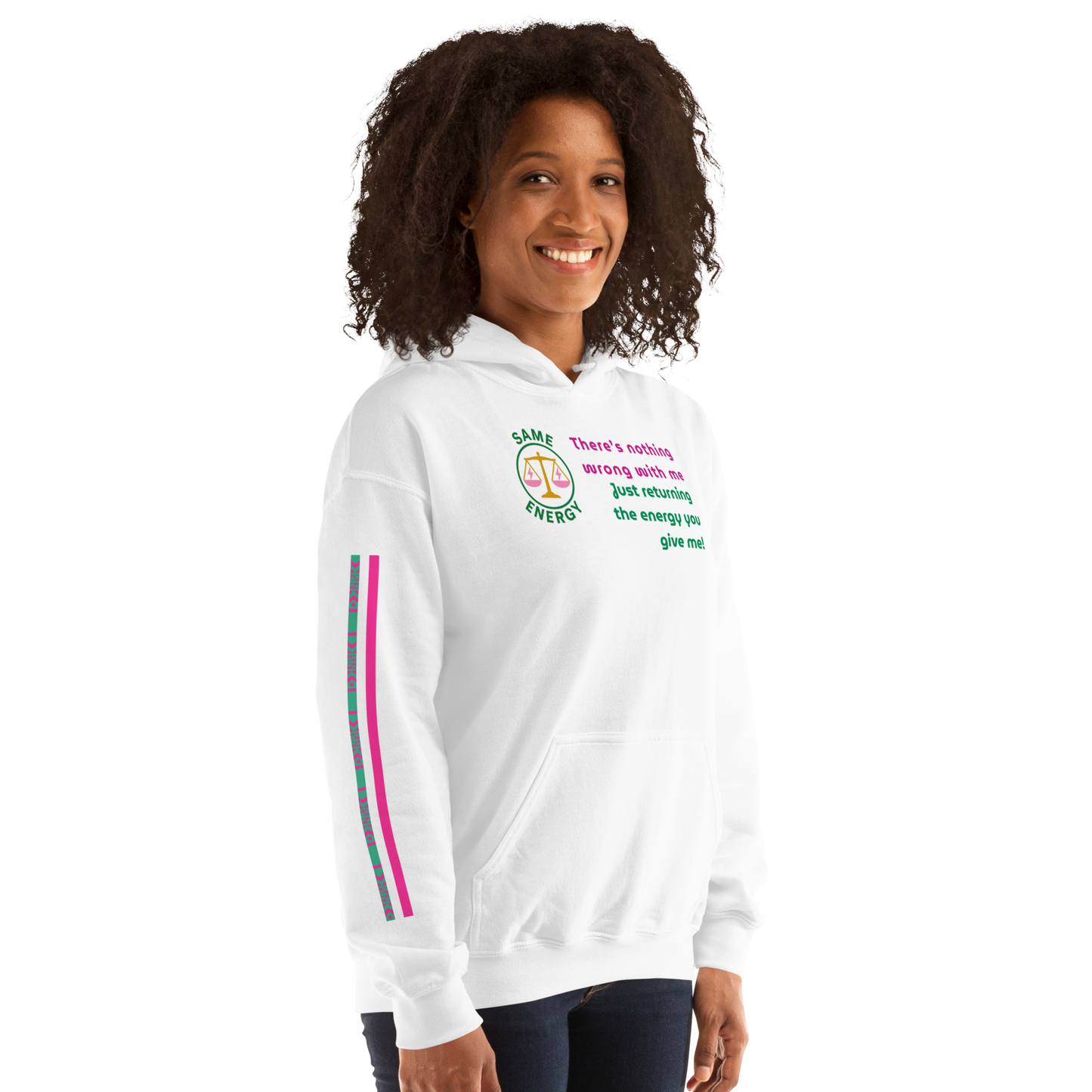 Matching Energy Unisex Hoodie (Pink)