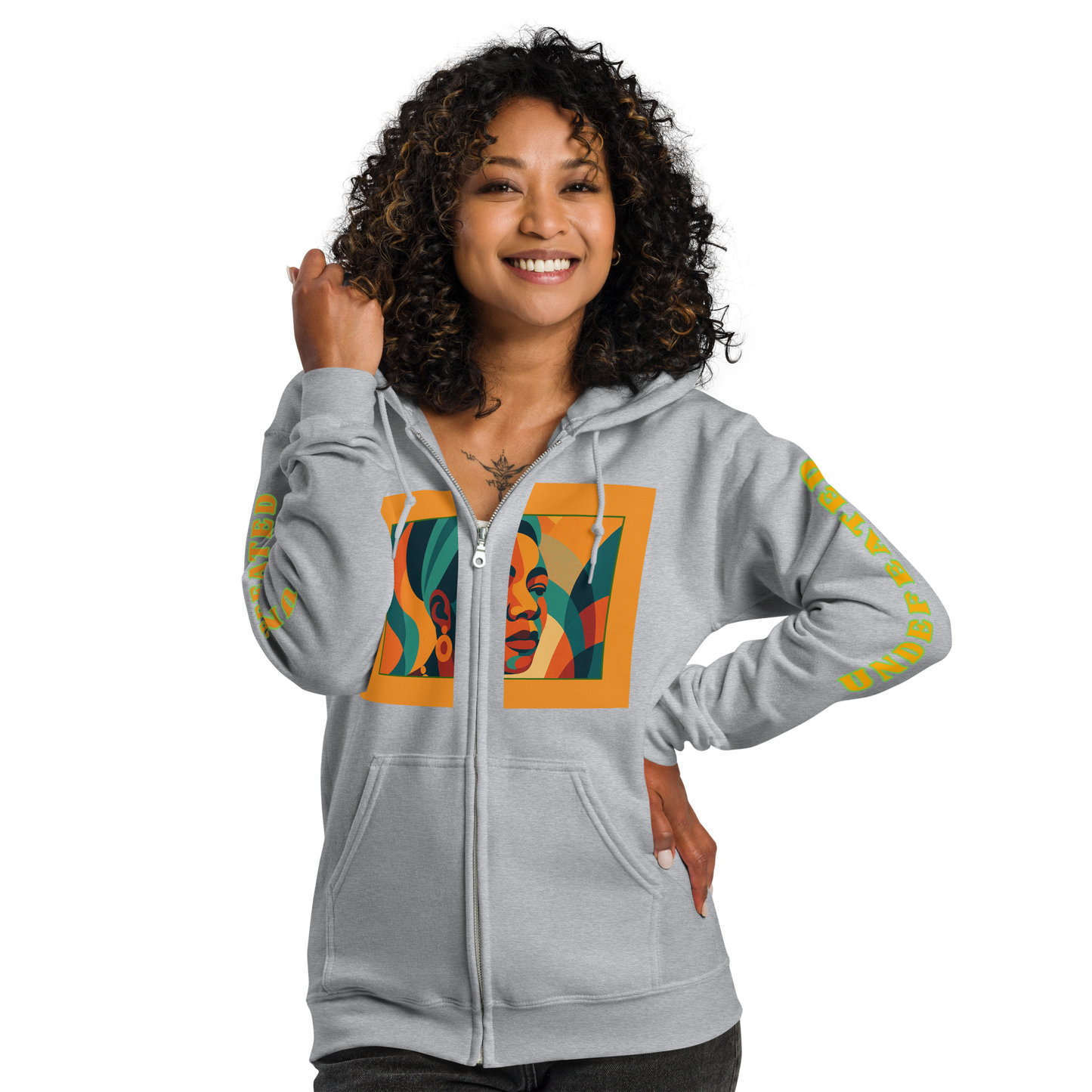 "Undefeated" Maya Angelou Tribute Unisex Hoodie