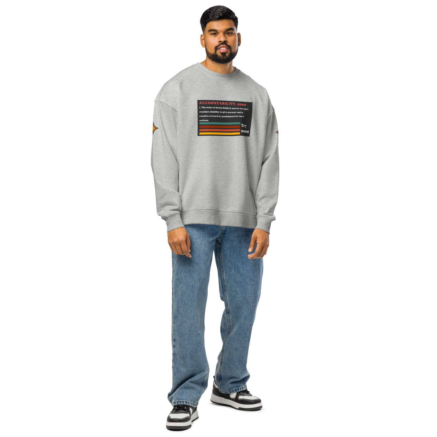 Accountability Unisex Organic Oversized Sweatshirt