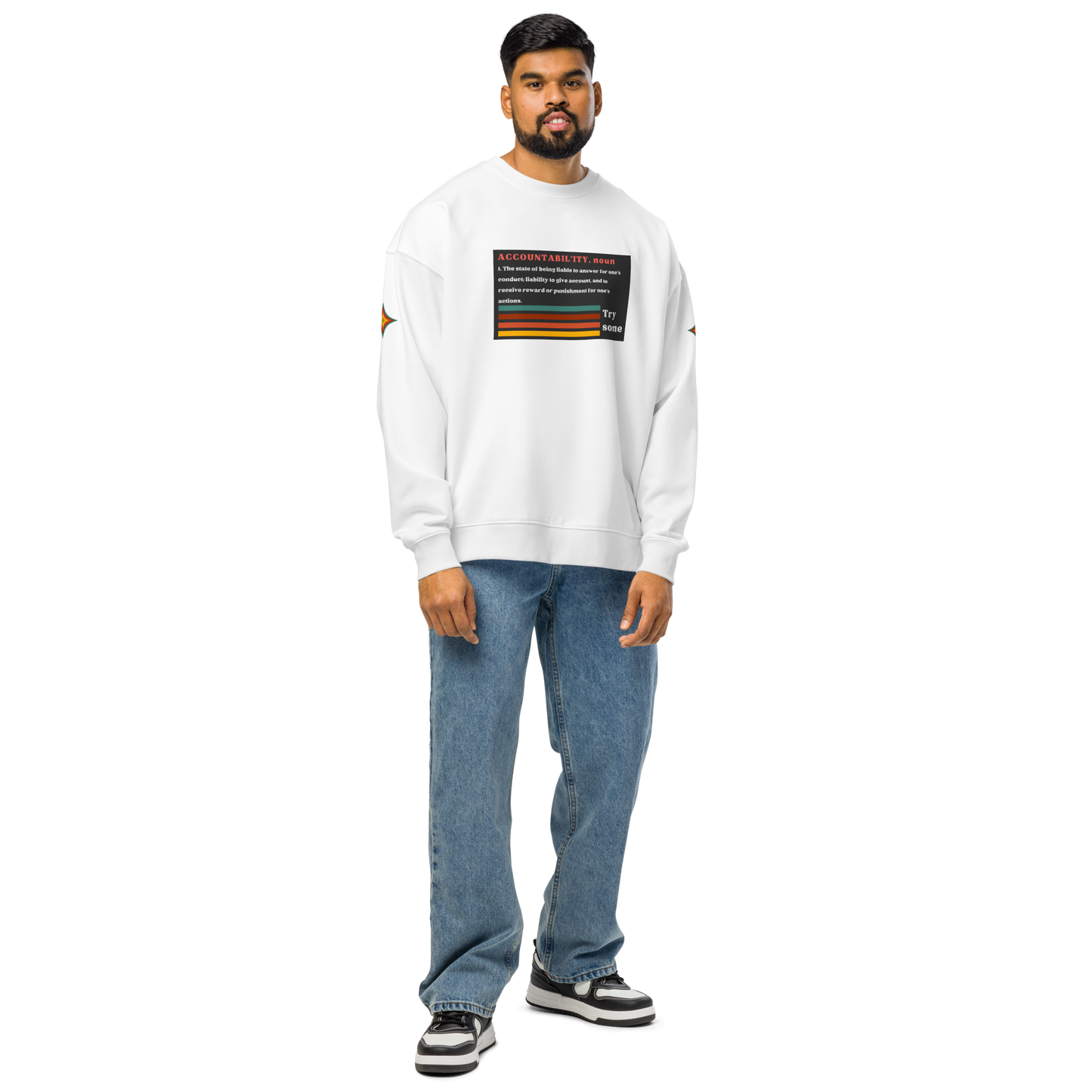 Accountability Unisex Organic Oversized Sweatshirt