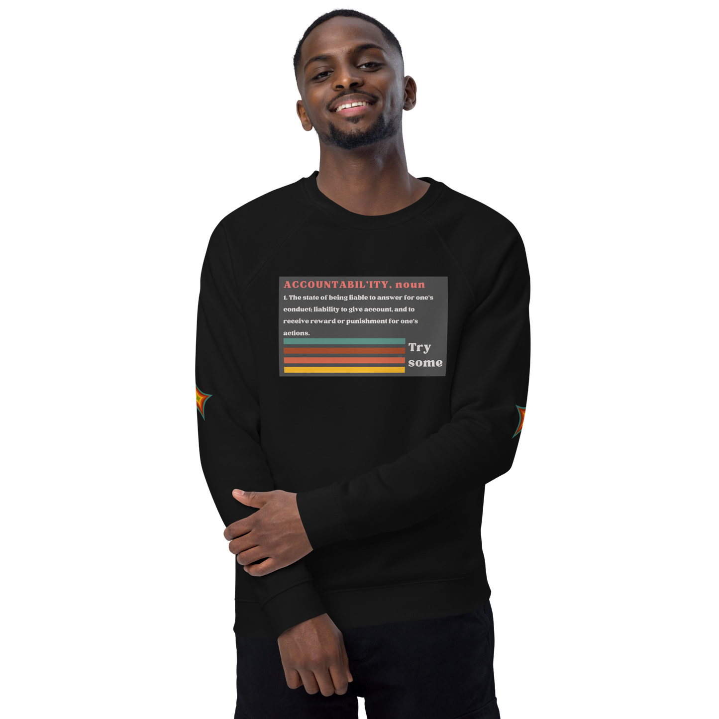 Accountability Unisex Organic Raglan Sweatshirt