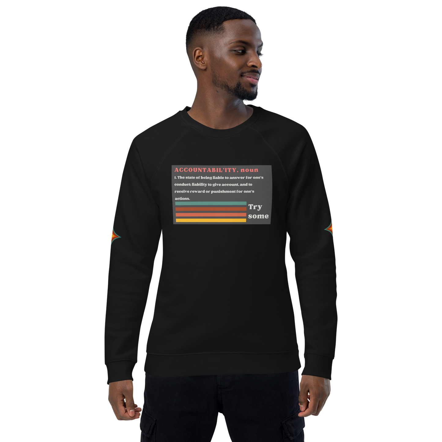 Accountability Unisex Organic Raglan Sweatshirt