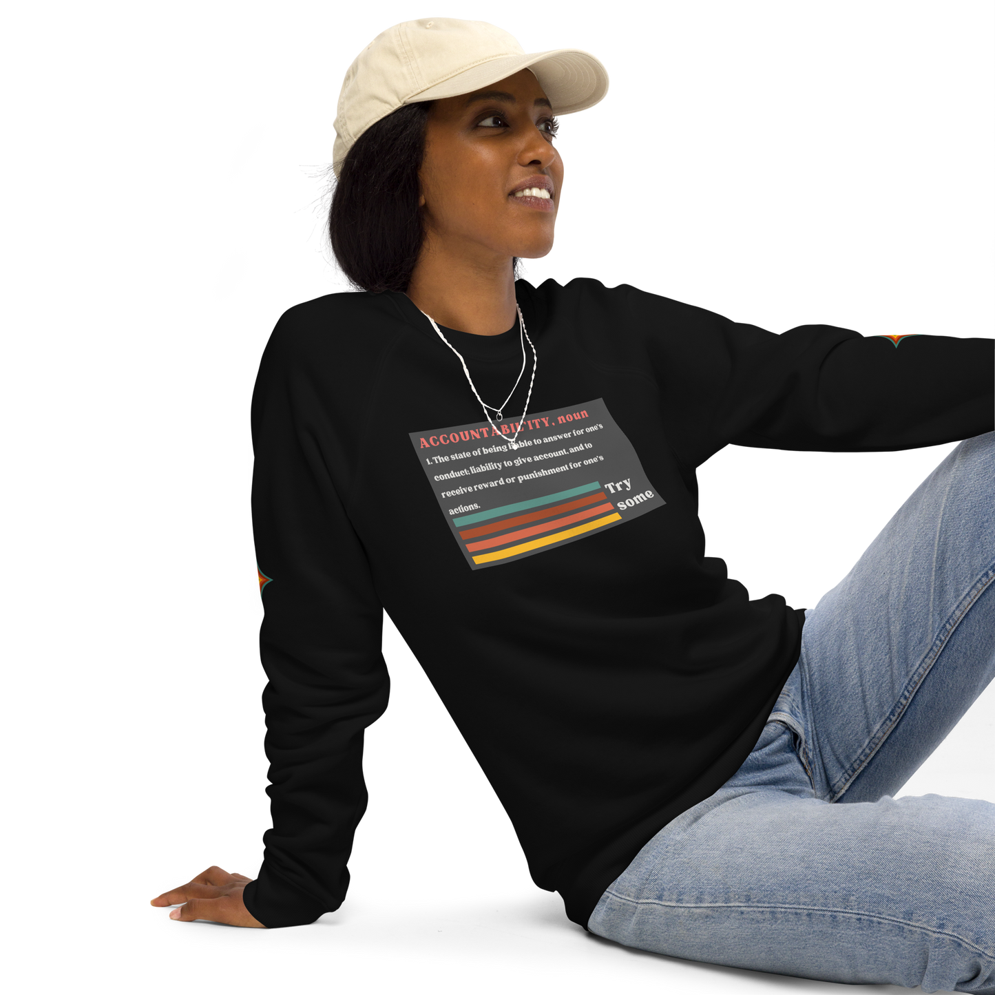 Accountability Unisex Organic Raglan Sweatshirt