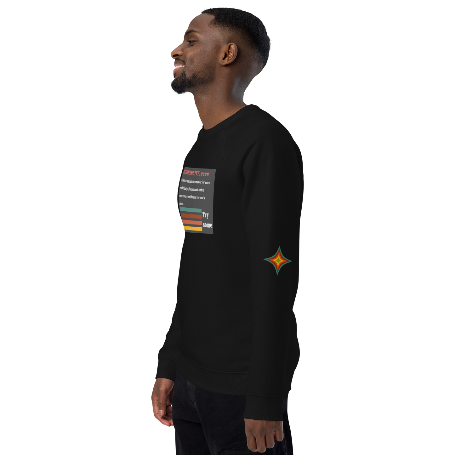 Accountability Unisex Organic Raglan Sweatshirt
