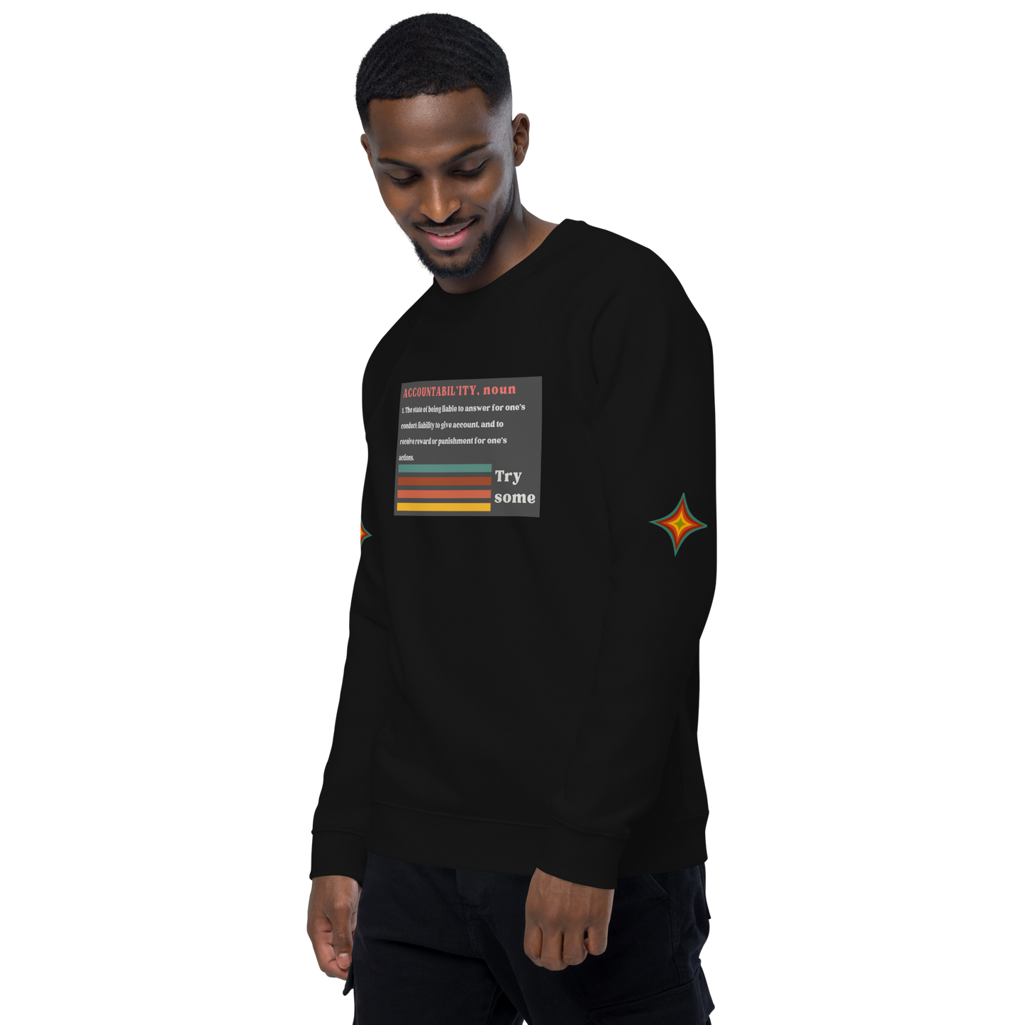 Accountability Unisex Organic Raglan Sweatshirt
