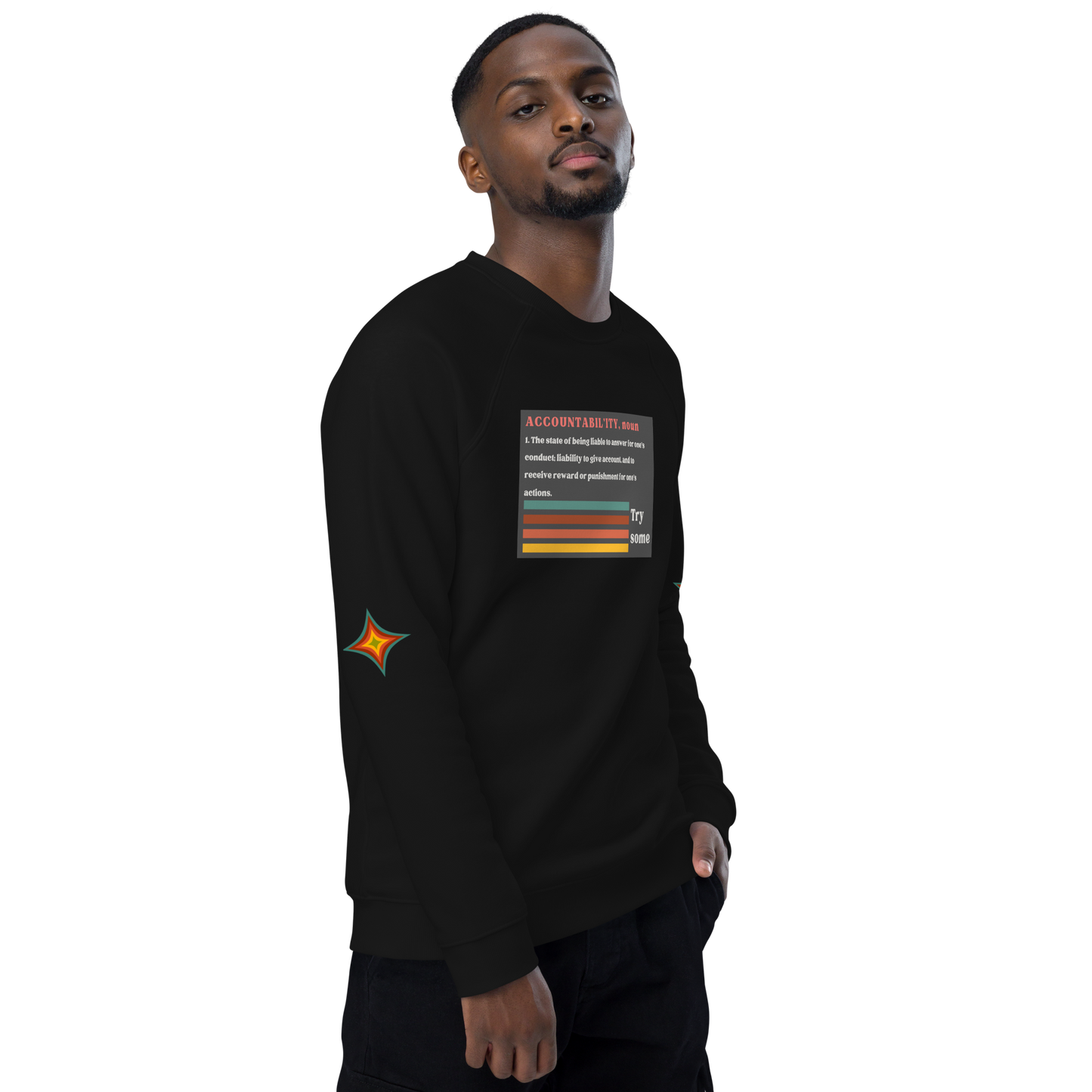 Accountability Unisex Organic Raglan Sweatshirt