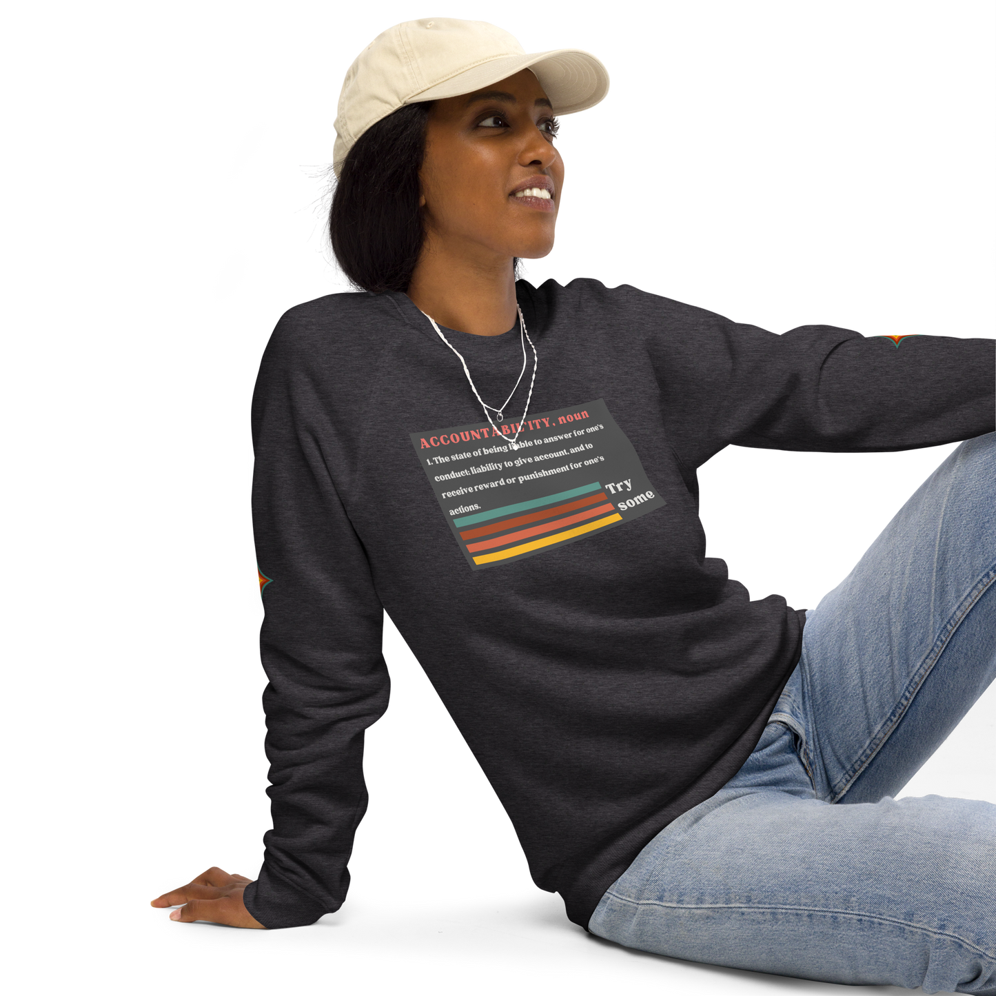 Accountability Unisex Organic Raglan Sweatshirt