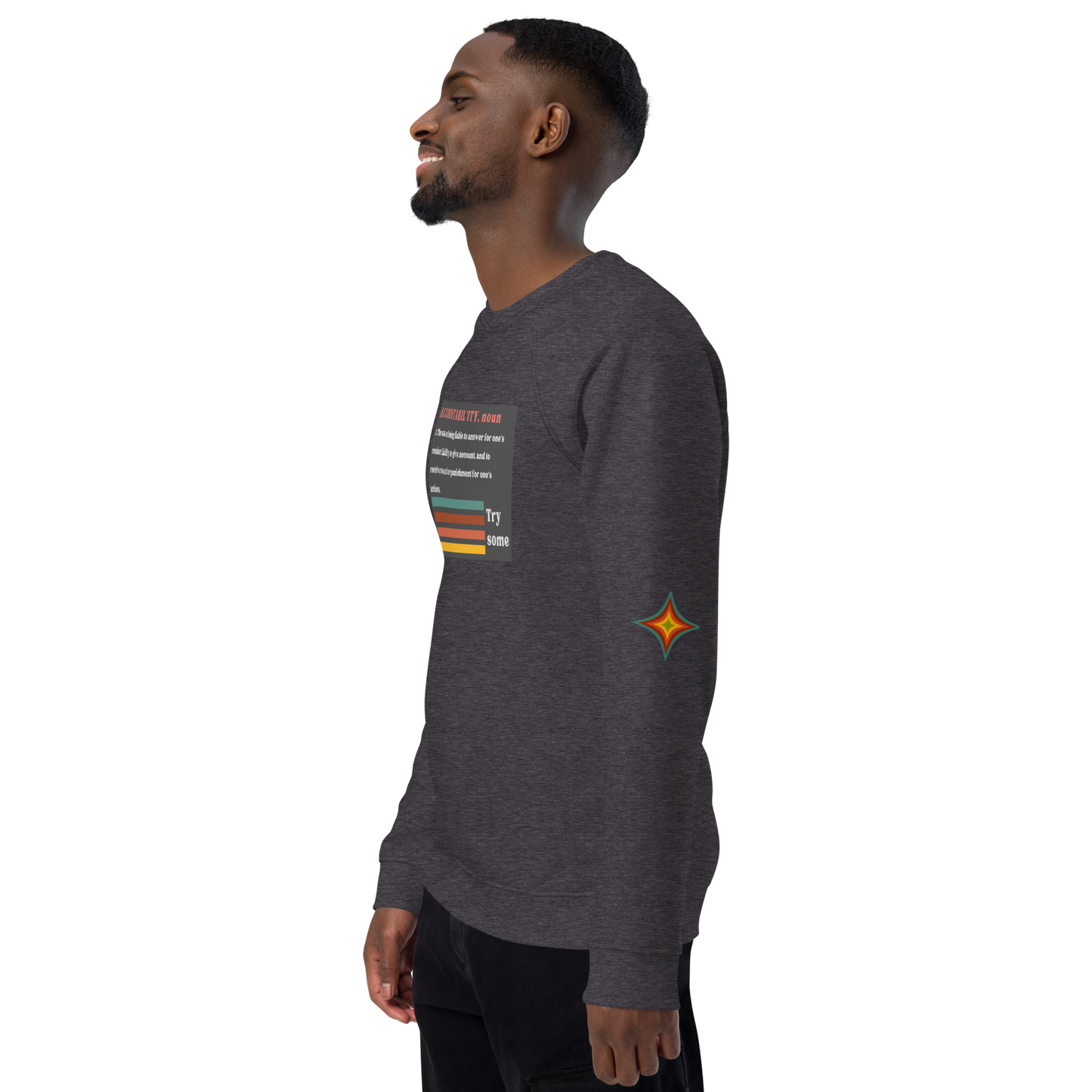 Accountability Unisex Organic Raglan Sweatshirt