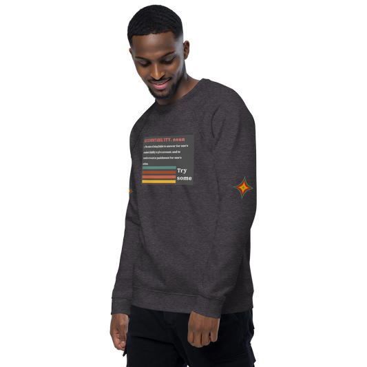 Accountability Unisex Organic Raglan Sweatshirt