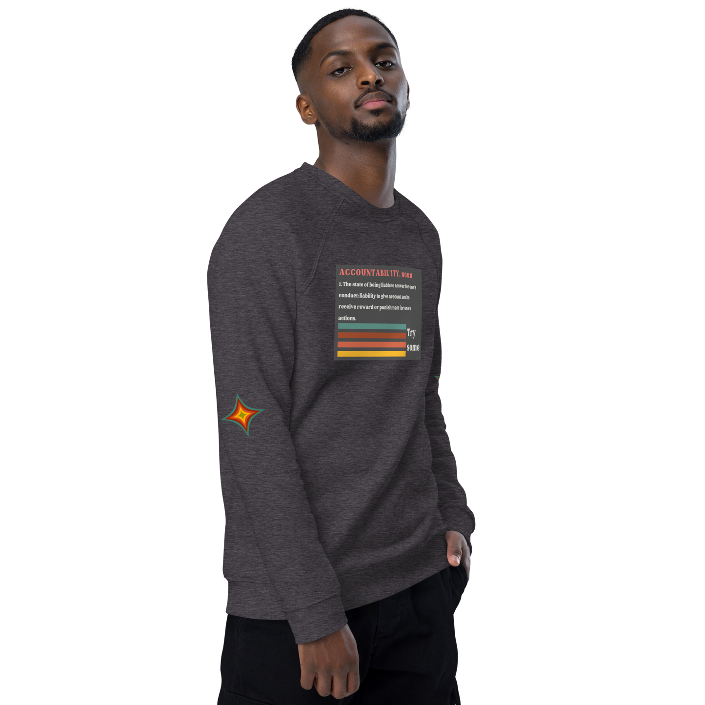 Accountability Unisex Organic Raglan Sweatshirt