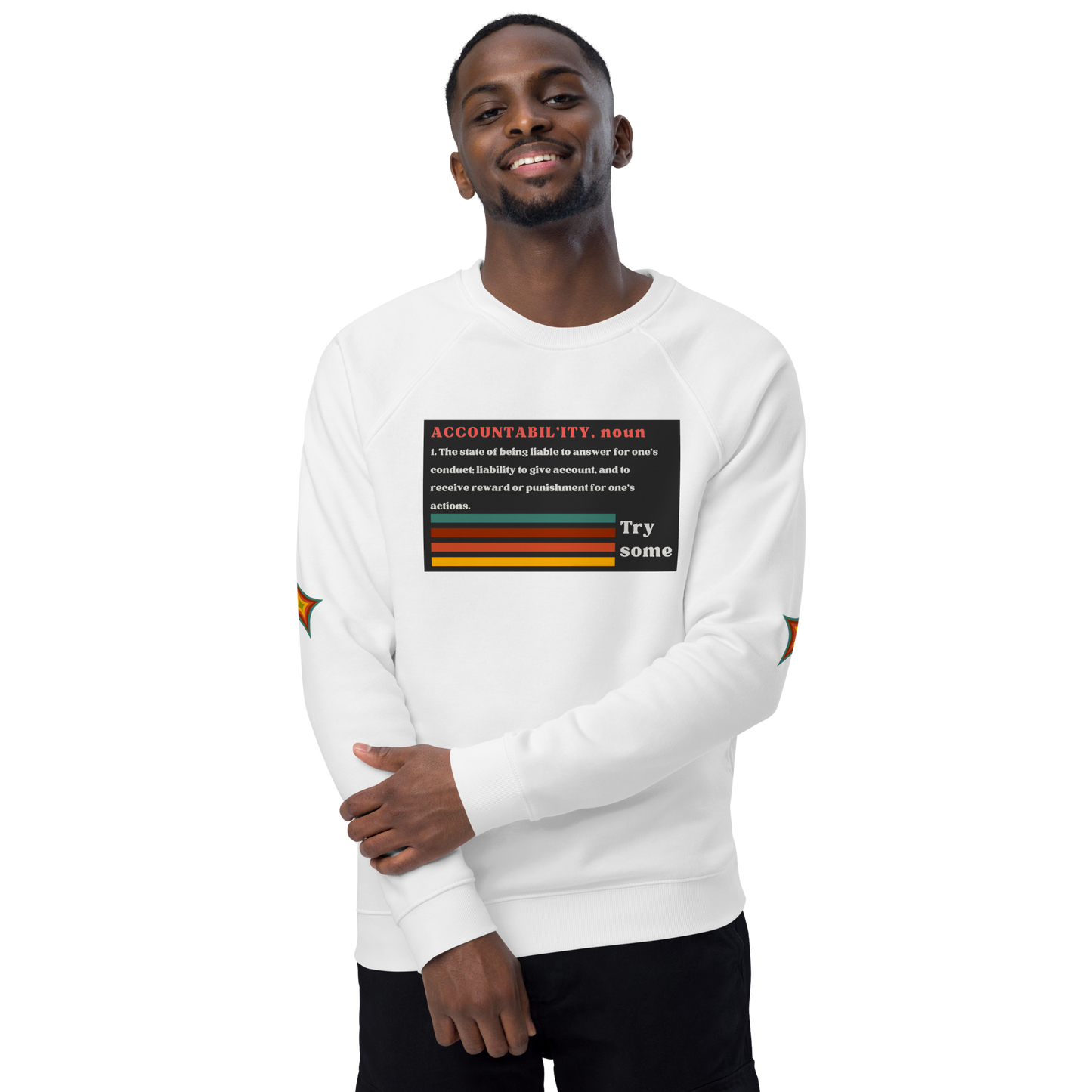 Accountability Unisex Organic Raglan Sweatshirt