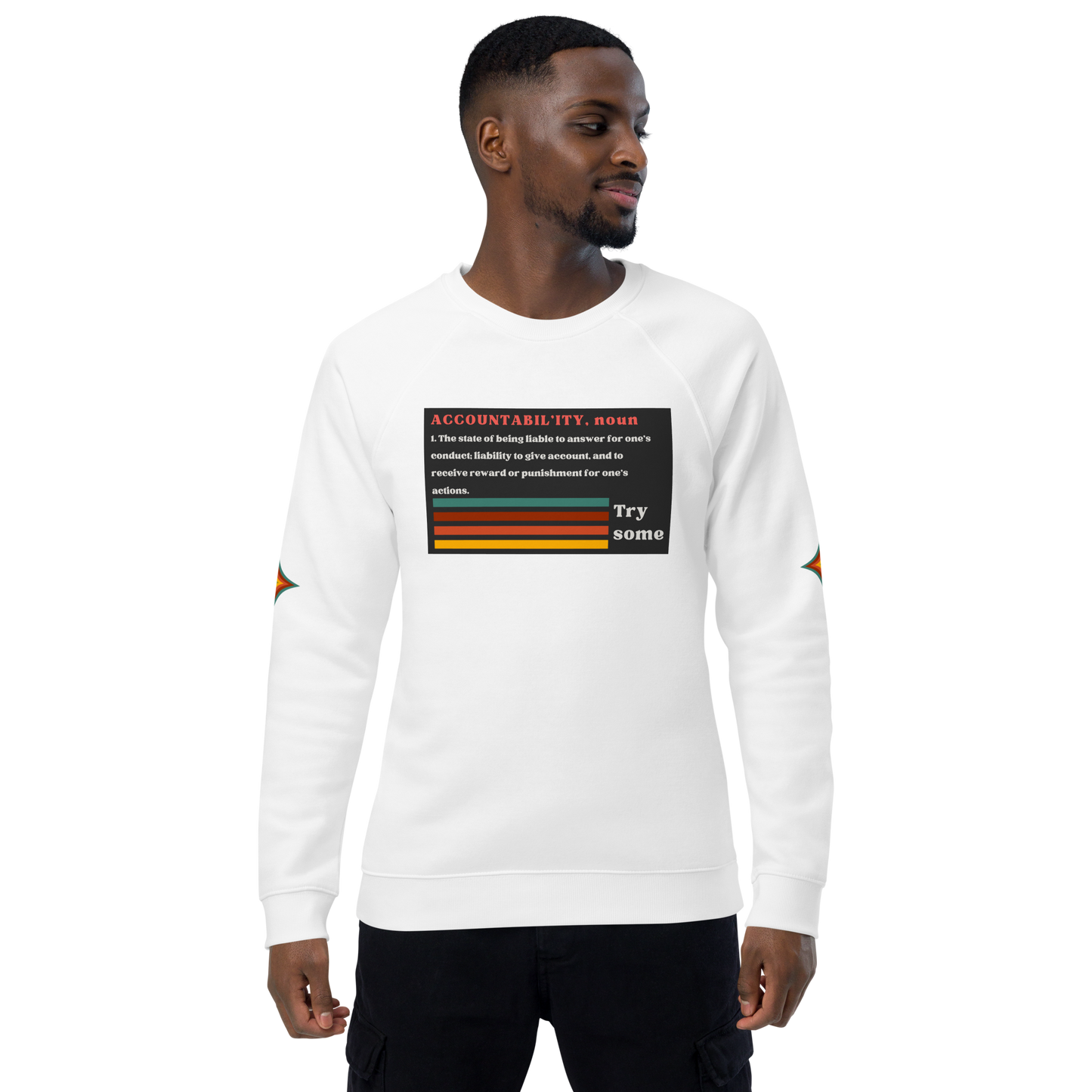 Accountability Unisex Organic Raglan Sweatshirt