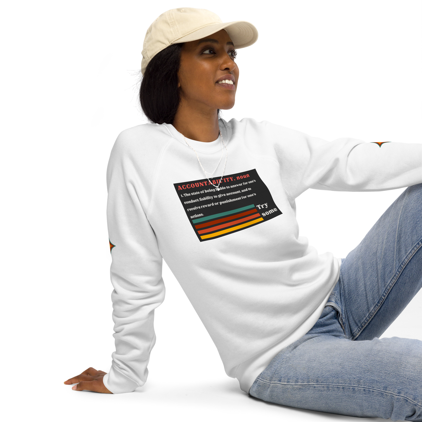 Accountability Unisex Organic Raglan Sweatshirt