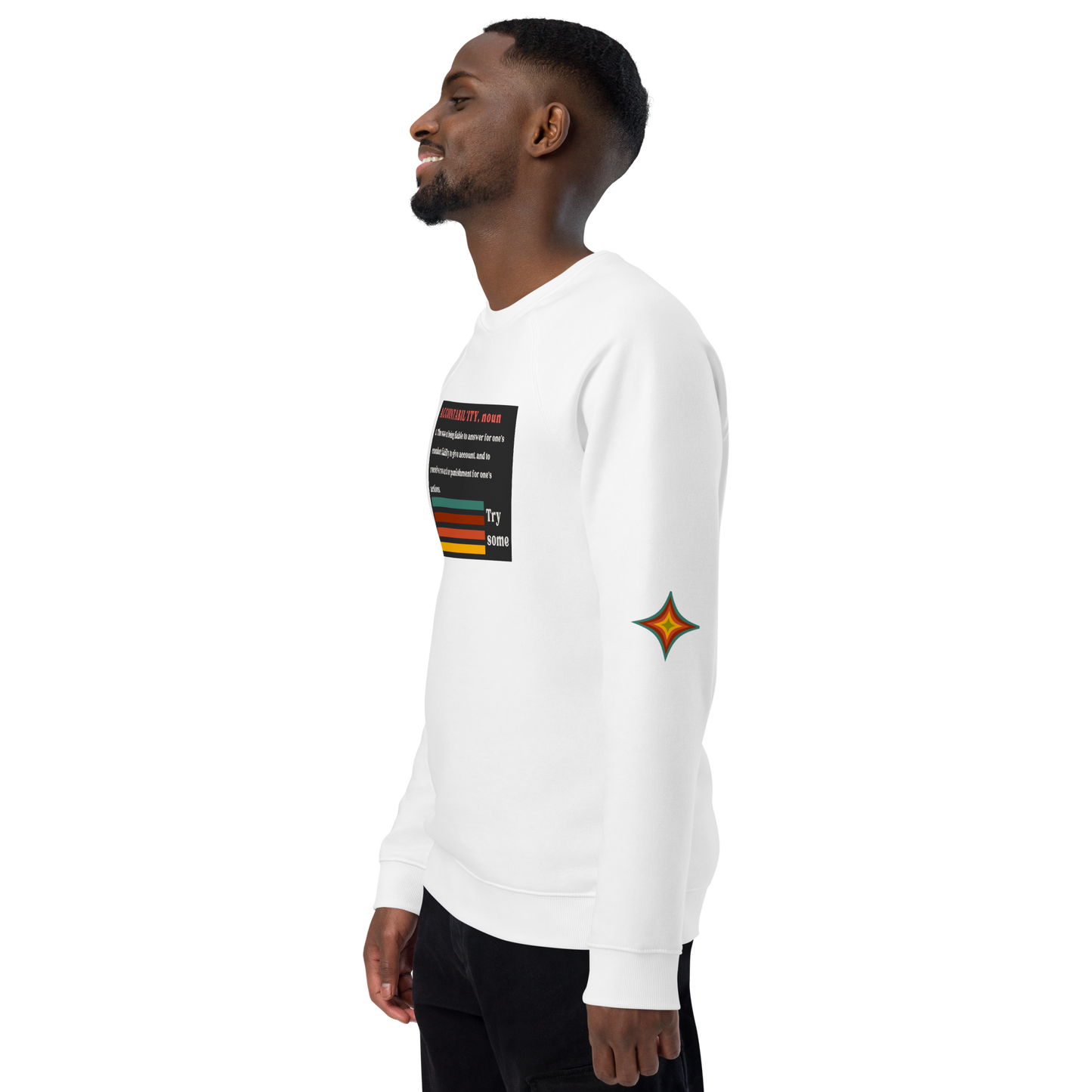 Accountability Unisex Organic Raglan Sweatshirt