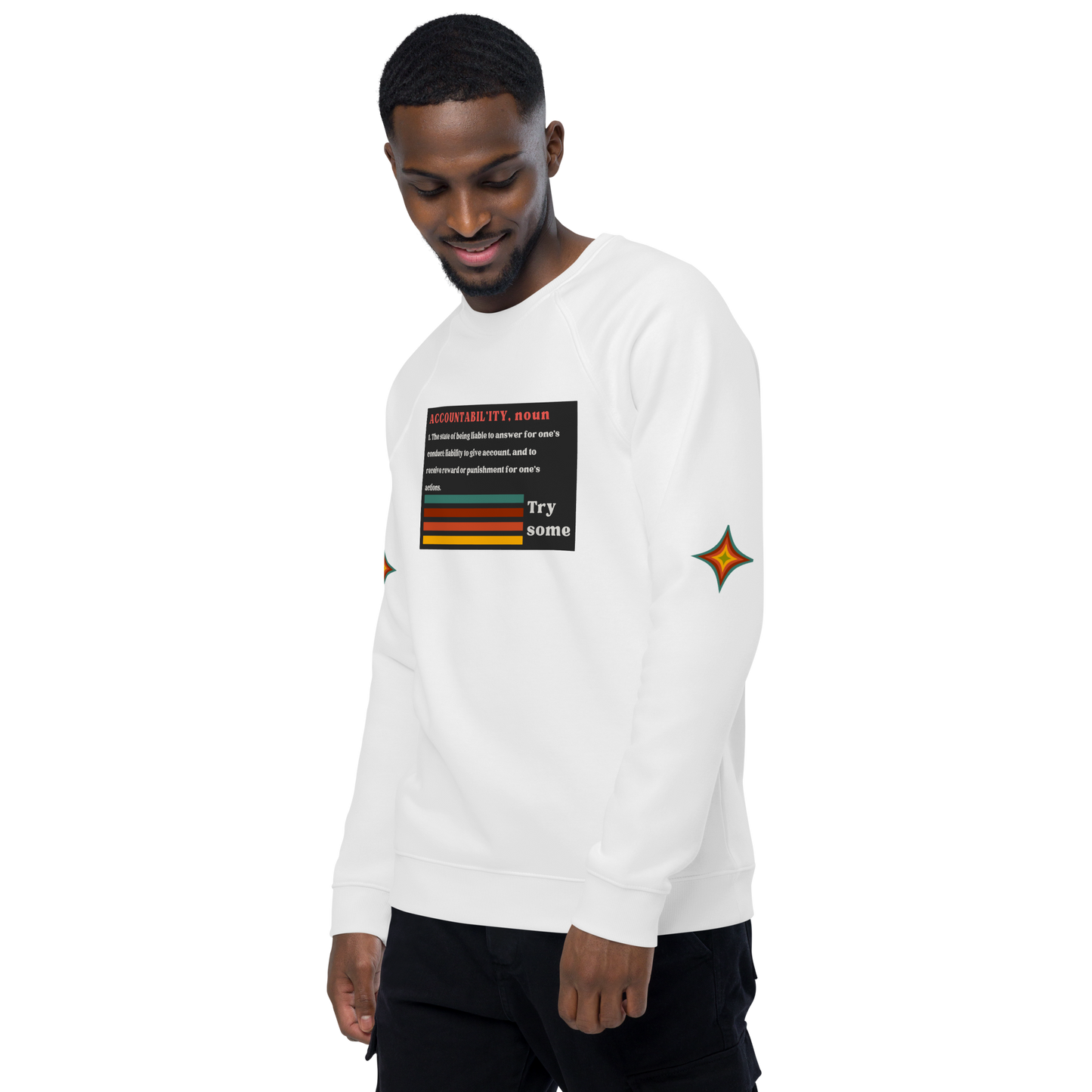 Accountability Unisex Organic Raglan Sweatshirt