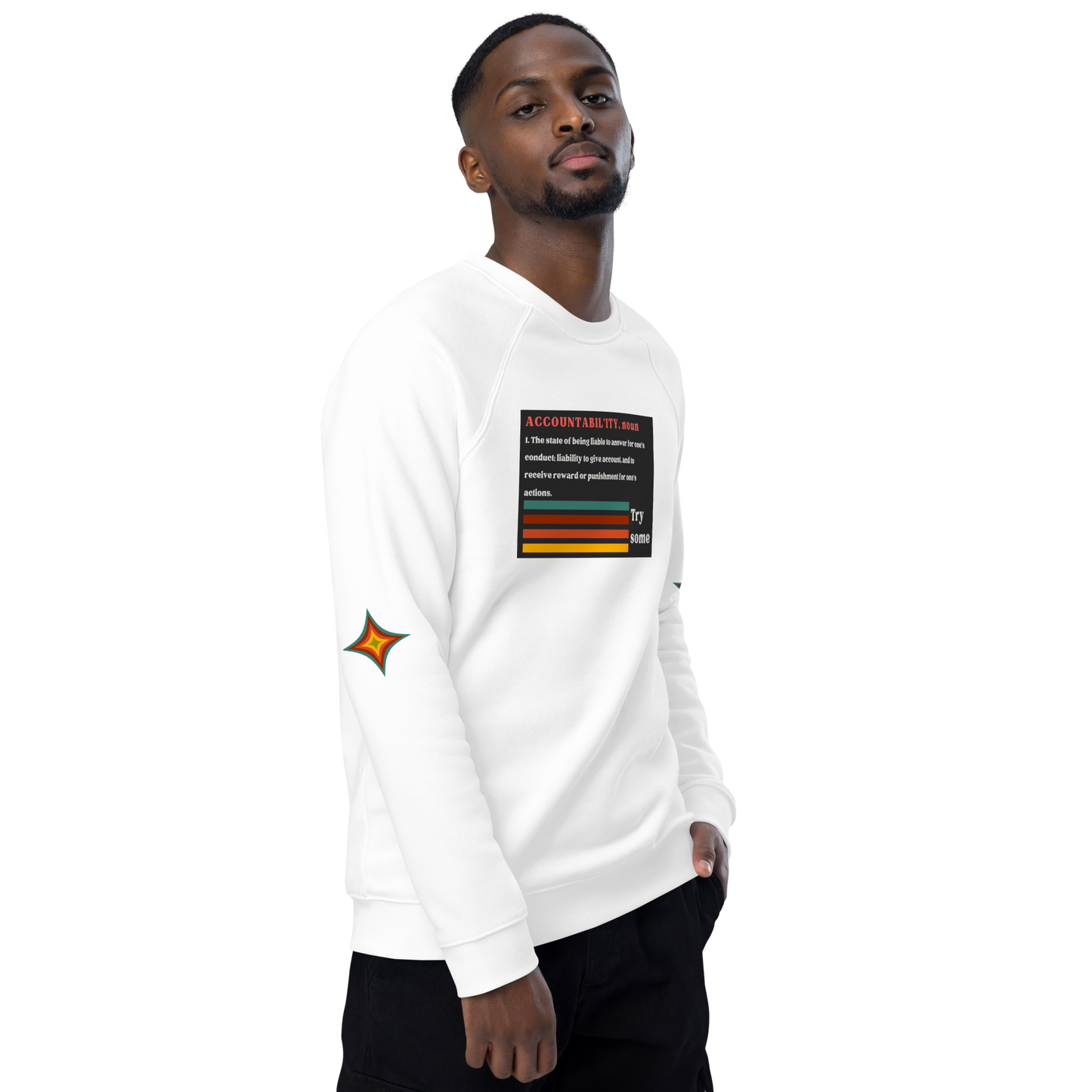 Accountability Unisex Organic Raglan Sweatshirt