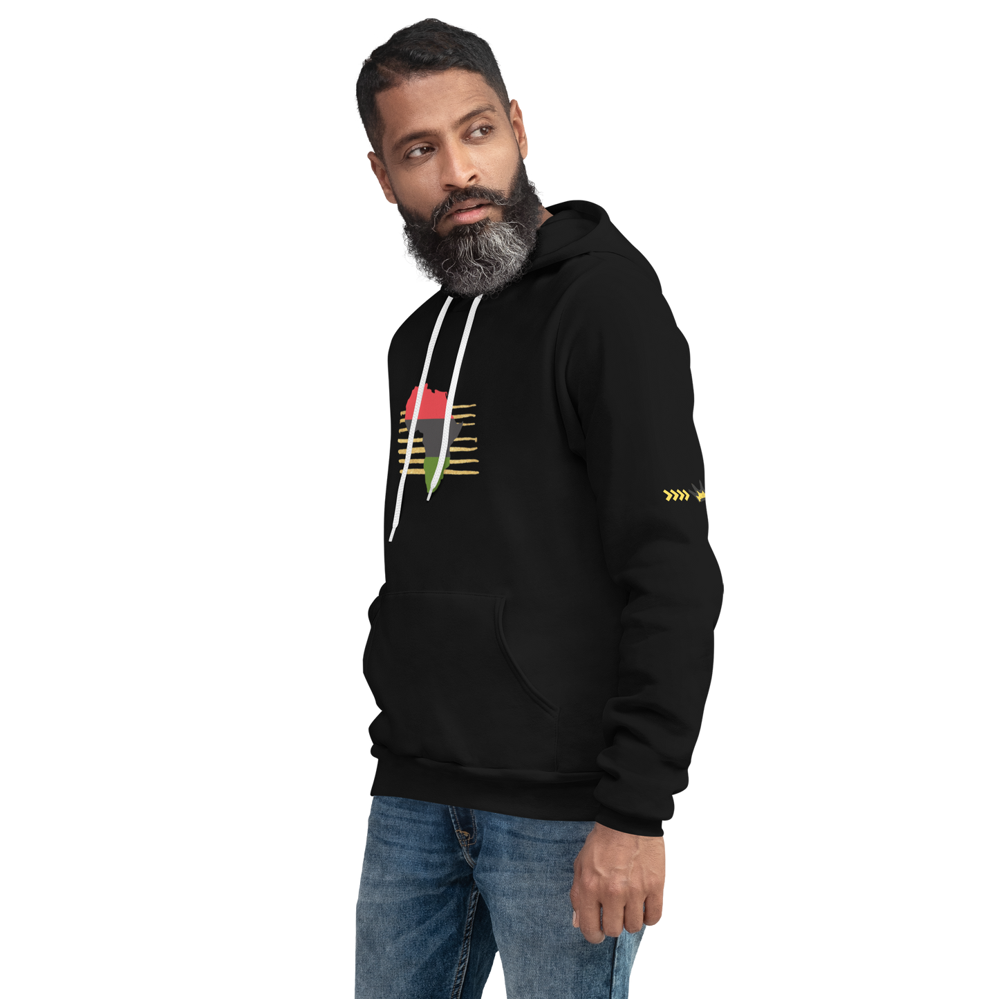 Africa on Gold Unisex Hoodie