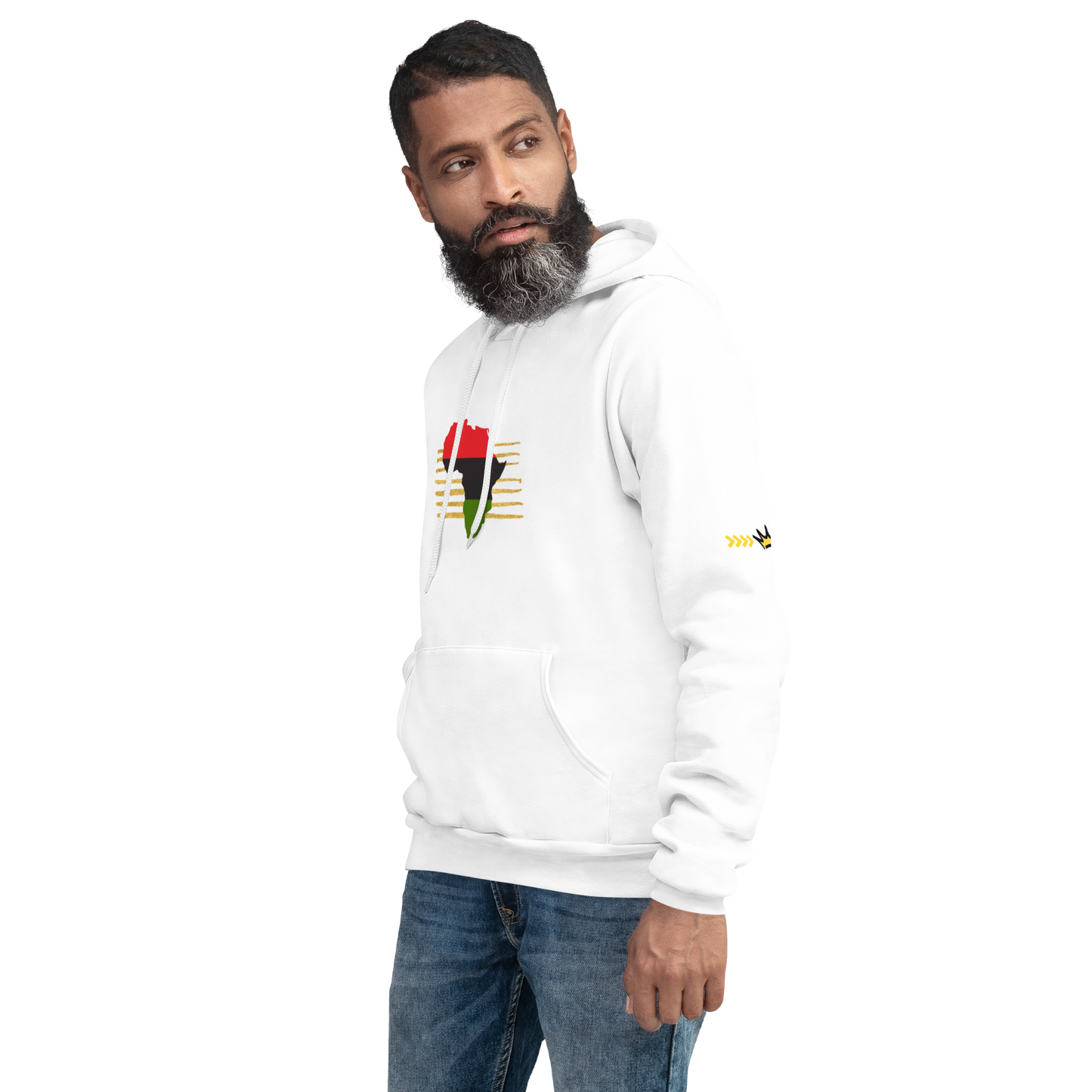 Africa on Gold Unisex Hoodie