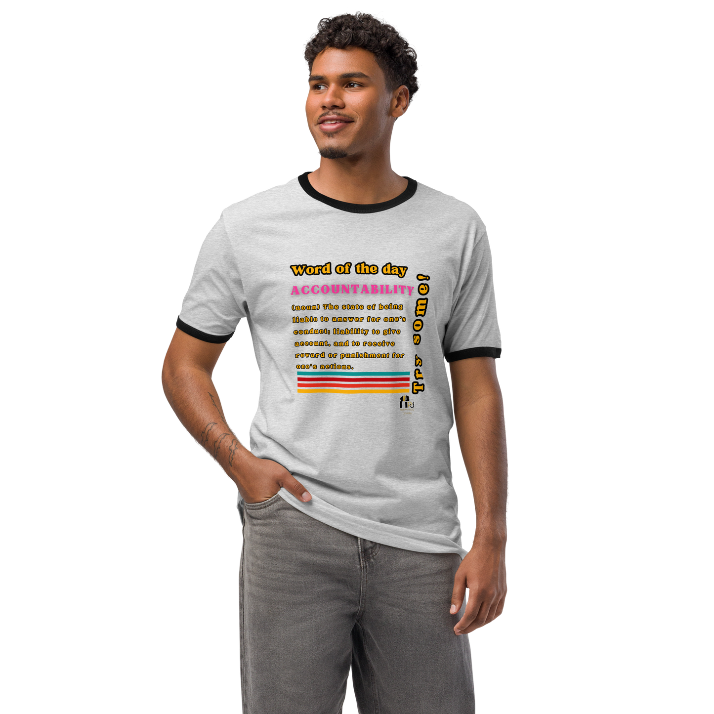 Accountability Retro Ringer Unisex Tee