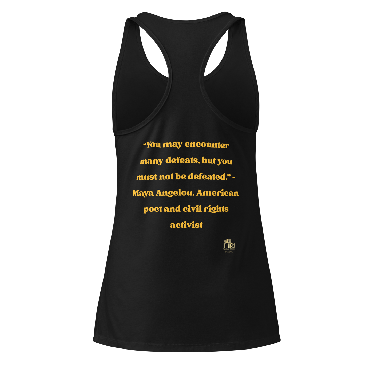 Maya Empowerment Fitted Racerback Top for Women