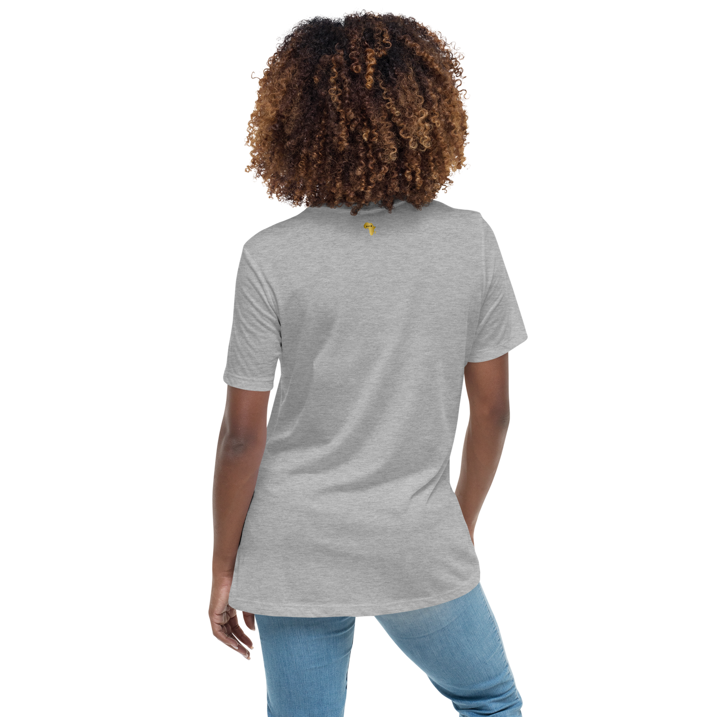 Gold Stripe Africa Tee for Women