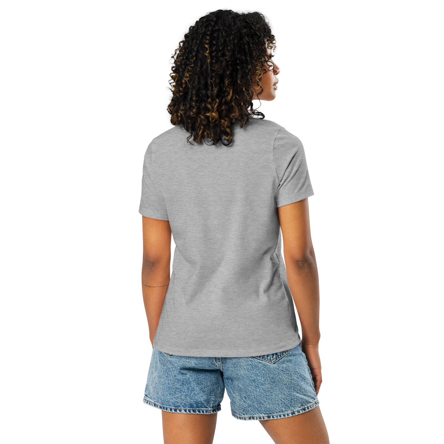 Gold Stripe Africa Tee for Women
