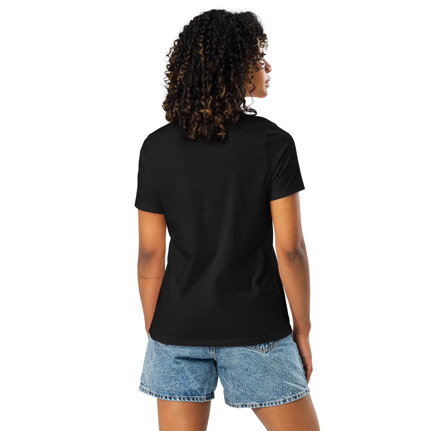 Gold Stripe Africa Tee for Women